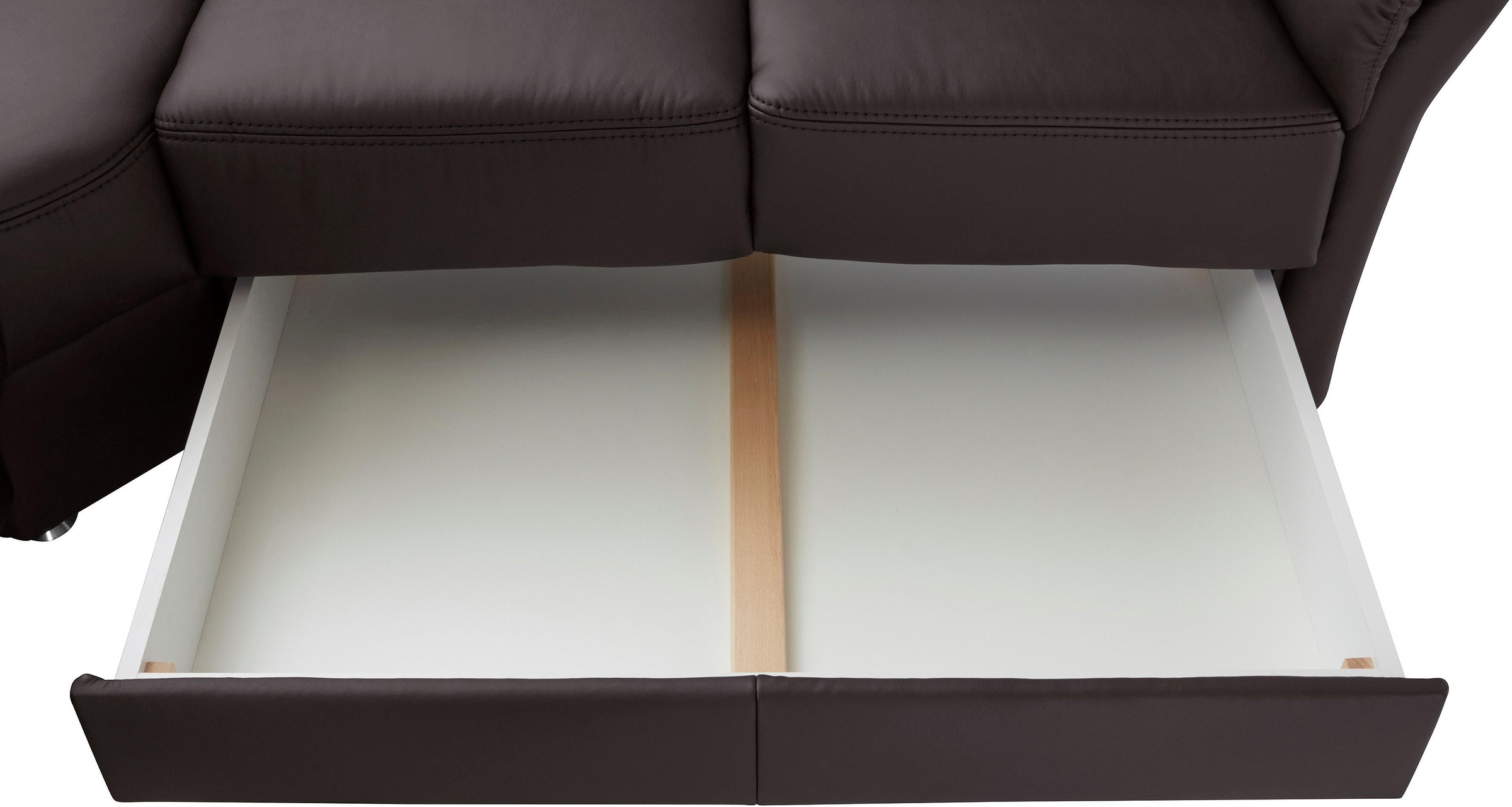 Places of Style Ecksofa »Sardinien L-Form«, mit Kopfteilverstellung, wahlweise mit Bettfunktion