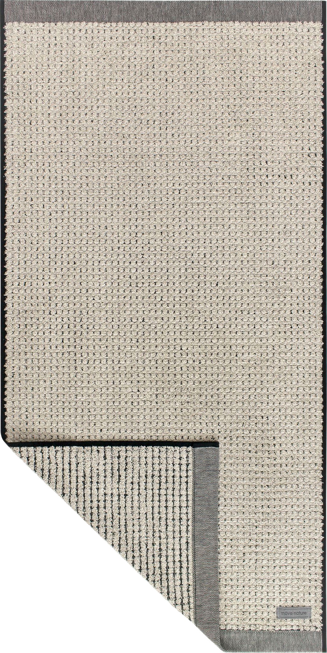 Möve Saunatuch »Eden Piquee«, (1 St., Saunatuch 80 x 200 cm), mit Lederetikett