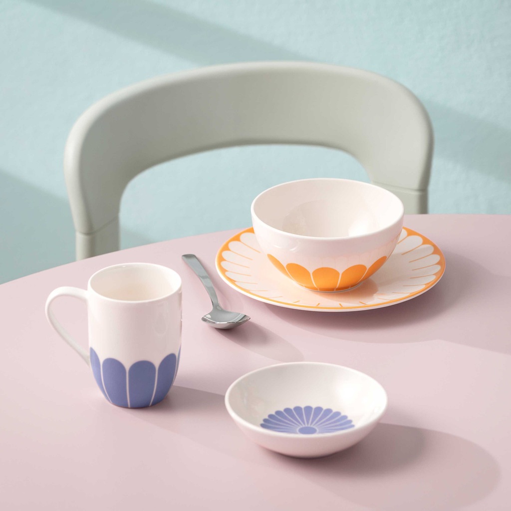 Villeroy & Boch Becher »Henkelbecher Fleur Couleur 290 ml 6er Set« günstig online kaufen