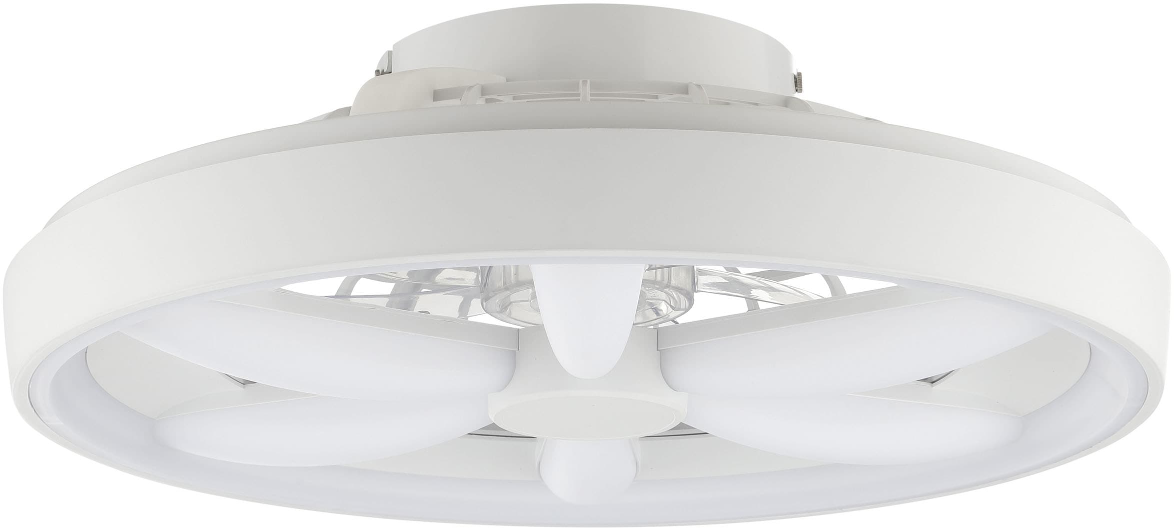 Brilliant LED Deckenleuchte »Gaiano«, 1 flammig, Ø 48cm mit Ventilator, 6400 lm, dimmbar, RGB, 2700-6500 K