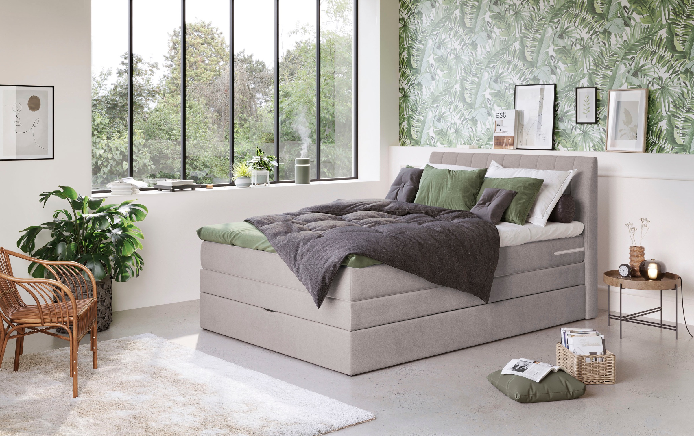 COTTA Boxspringbett »Shark inkl. Bettkasten und Topper«, erhältlich in den günstig online kaufen