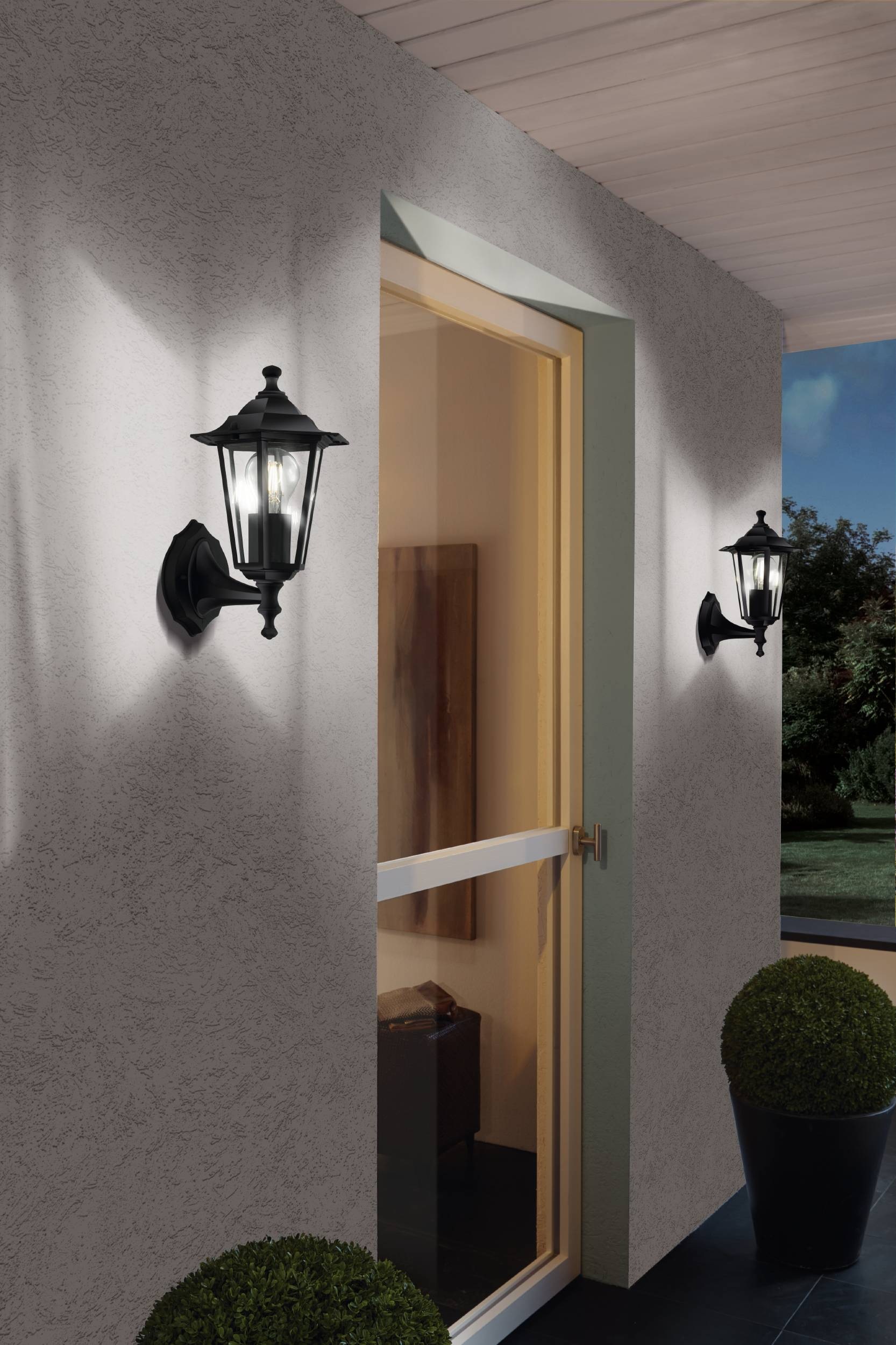EGLO LED Wandleuchte »LATERNA 4 L16,5 x H32 x AL23 cm, spritzwassergeschütz günstig online kaufen