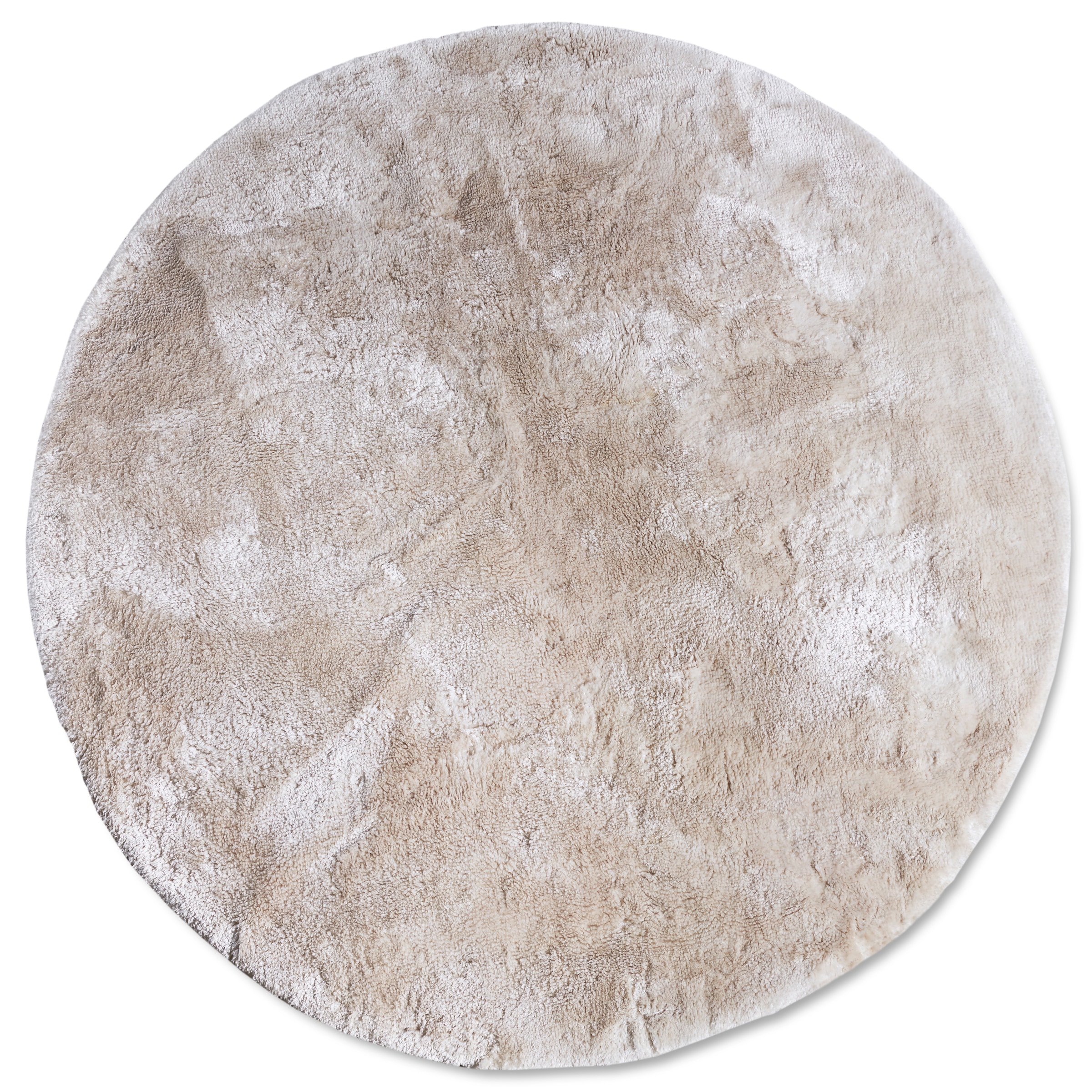ELLE DECORATION Hochflor-Teppich »Calida«, rund, 28 mm Höhe, Langflor, Shaggy, einfarbig, flauschig, weich, glänzend, modern, uni