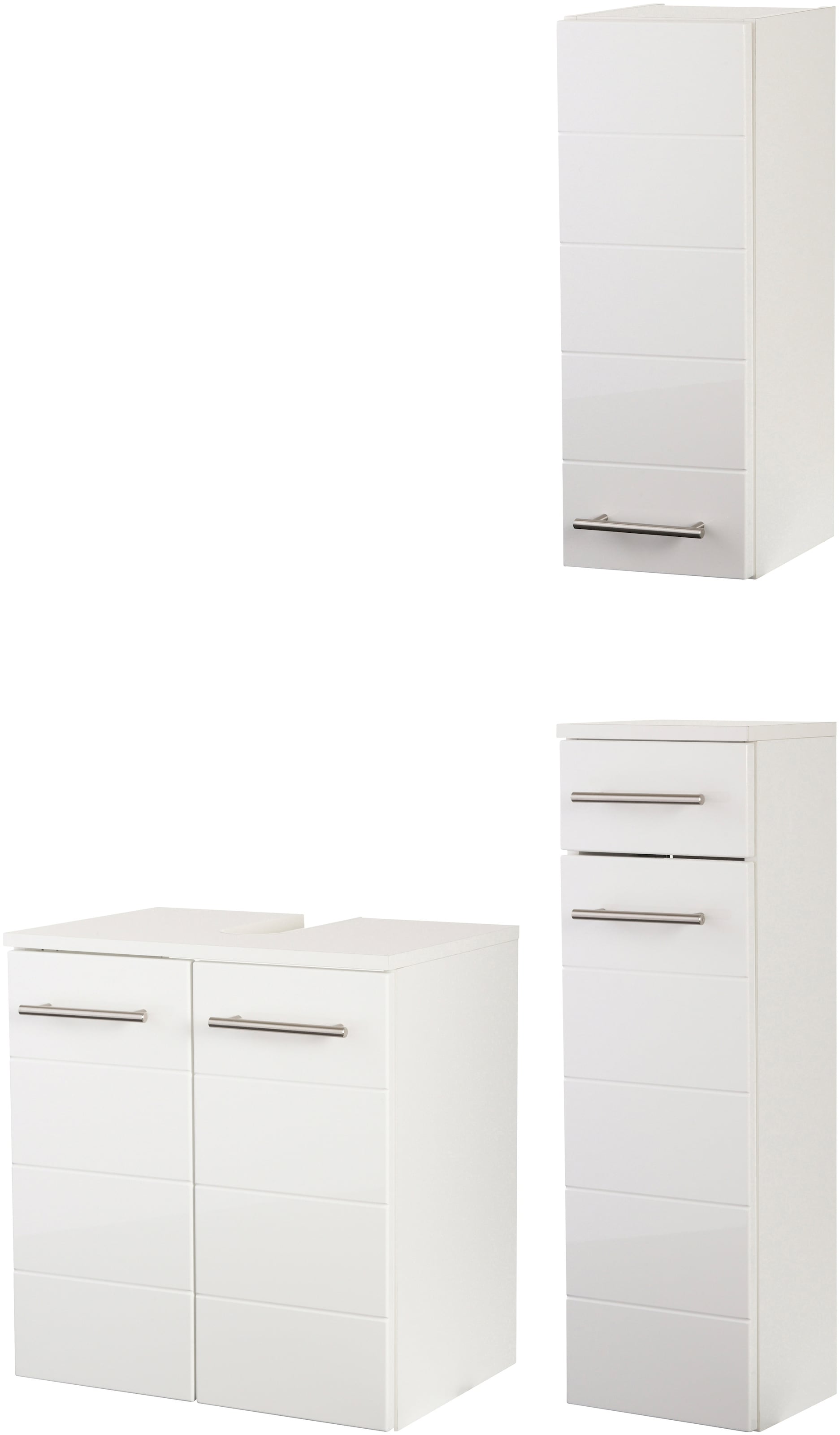 welltime Badmöbel-Set »Porto« 3 Stk. tlg. günstig online kaufen