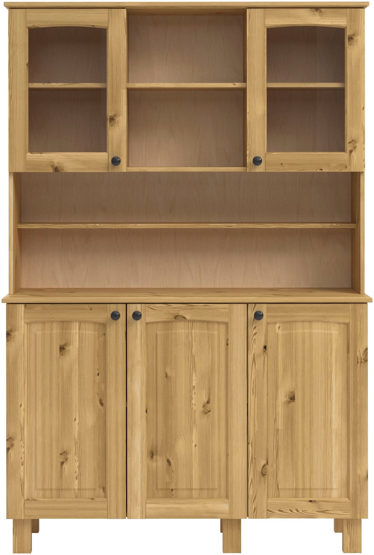 KOCHSTATION Küchenbuffet »KS-Osby«, (1 St.), Kiefer massiv, Breite 120 cm, 5 Türen