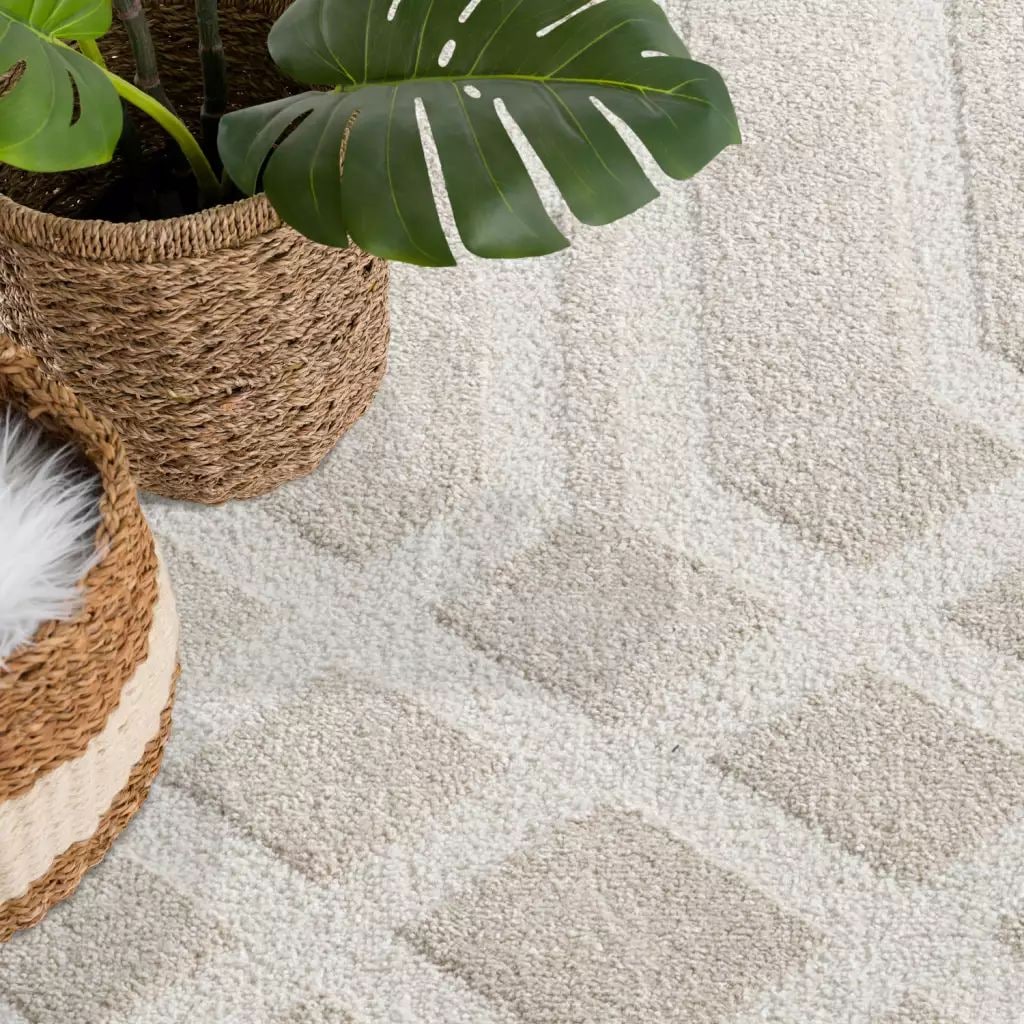 Carpet City Teppich »FLAIR138«, rechteckig, 11 mm Höhe, Kurzflor-Teppich, Skandi-Stil, Wohnzimmer