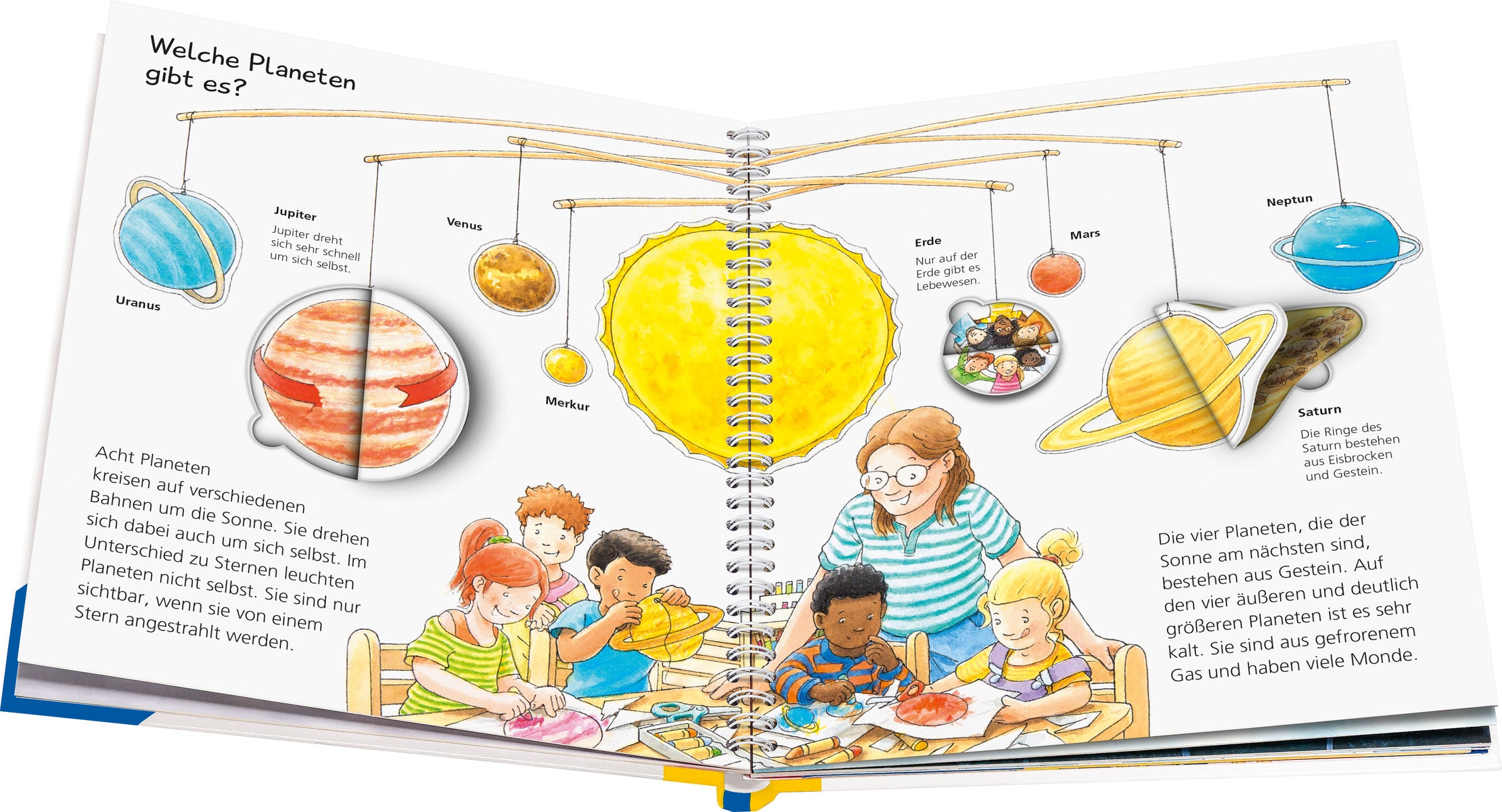 Ravensburger Buch »Wieso? Weshalb? Warum? junior, Band 72: Sonne, Mond und Sterne«, Made in Europe