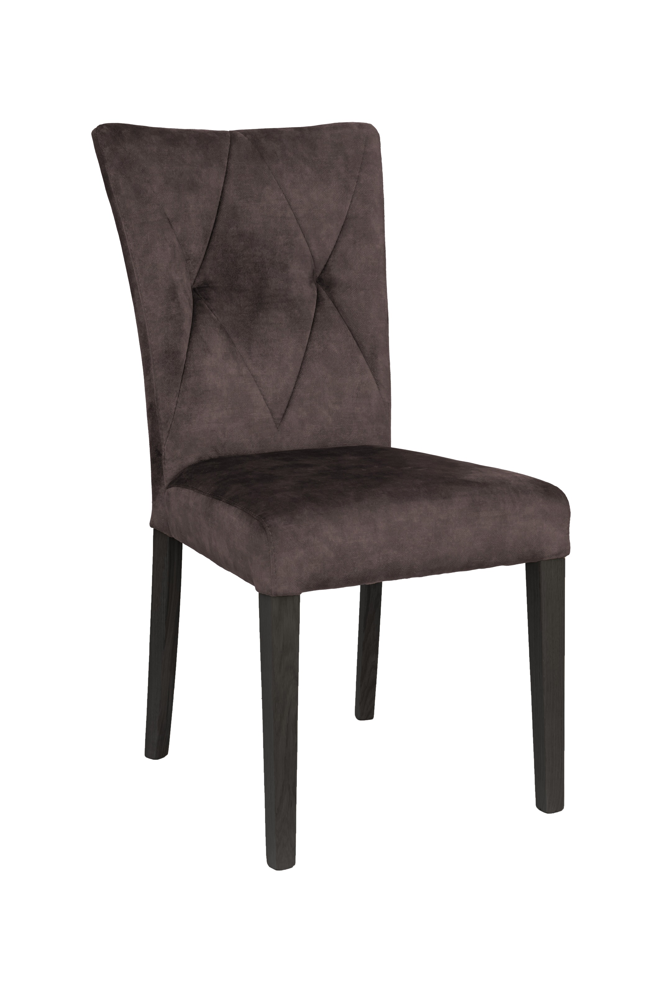 Home affaire 4-Fußstuhl »Diamond«, (Set), 2 St., Samtvelours, Sitz und Ruec günstig online kaufen