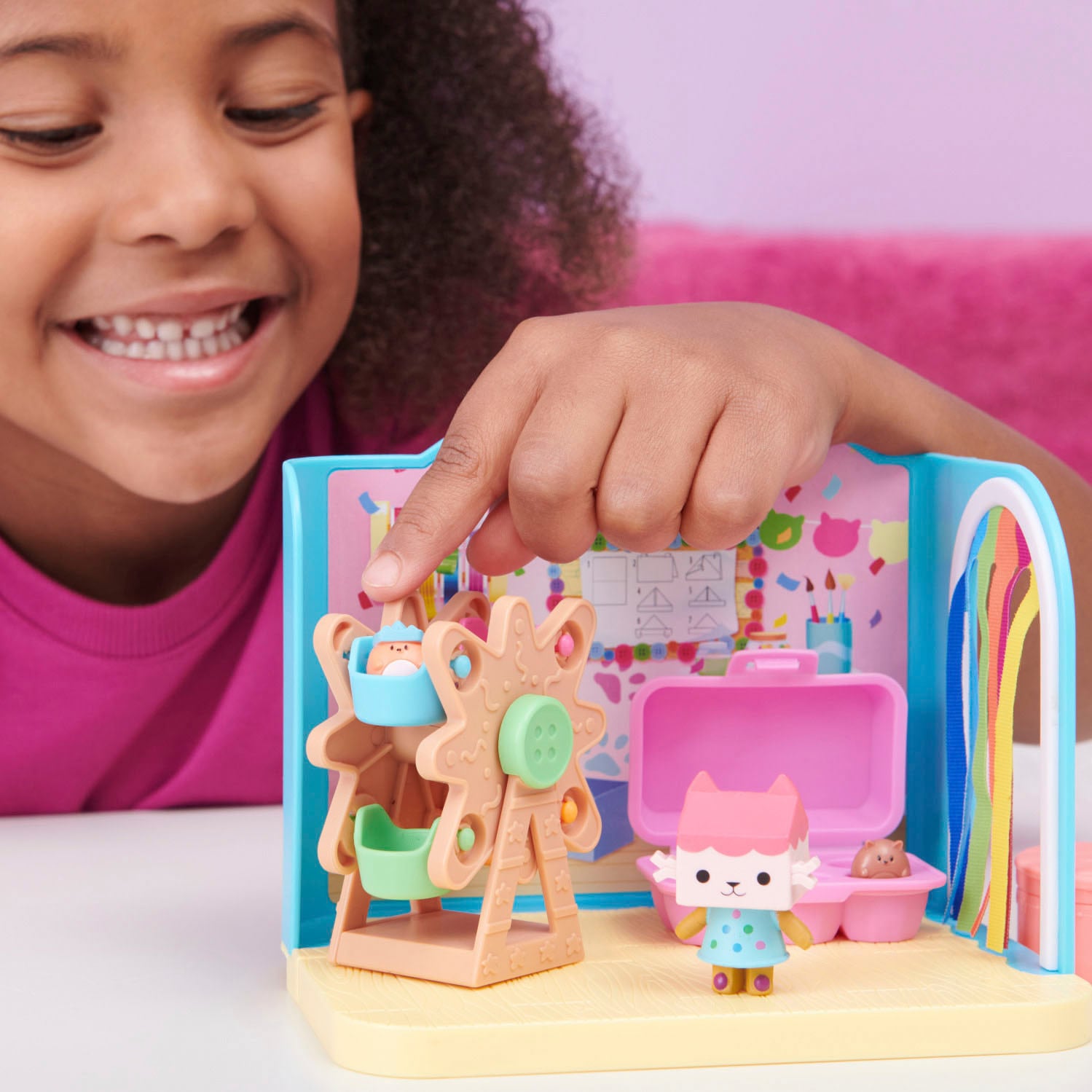 Spin Master Spielwelt »Gabby's Dollhouse – Deluxe Room – Baby Box' Bastelzimmer«