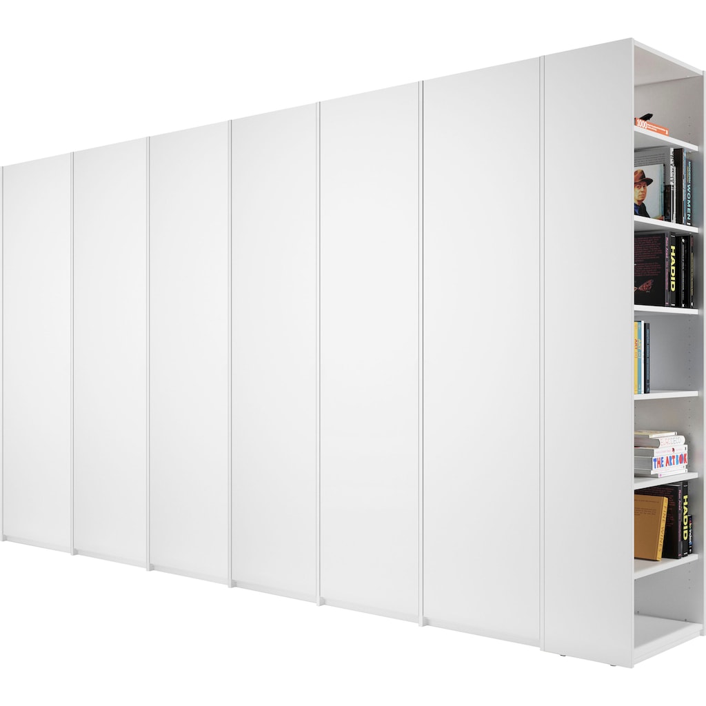 Müller SMALL LIVING Drehtürenschrank »Modular Plus Variante 7«, mit fünf Anbauelementen, links oder rechts montierbarem Seitenregal