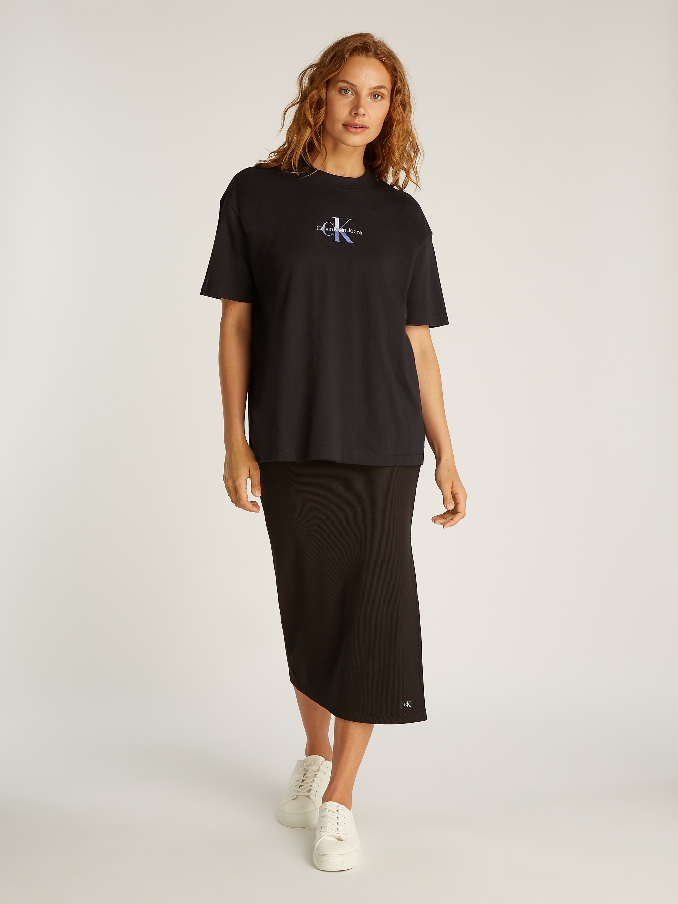 Calvin Klein Jeans T-Shirt »GRADIENT MONOLOGO BF TEE«, mit Logo