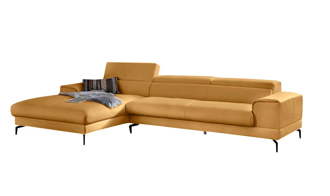 W.SCHILLIG Ecksofa »piedroo, Designsofa mit tollem Sitzkomfort, bequem, L-F günstig online kaufen