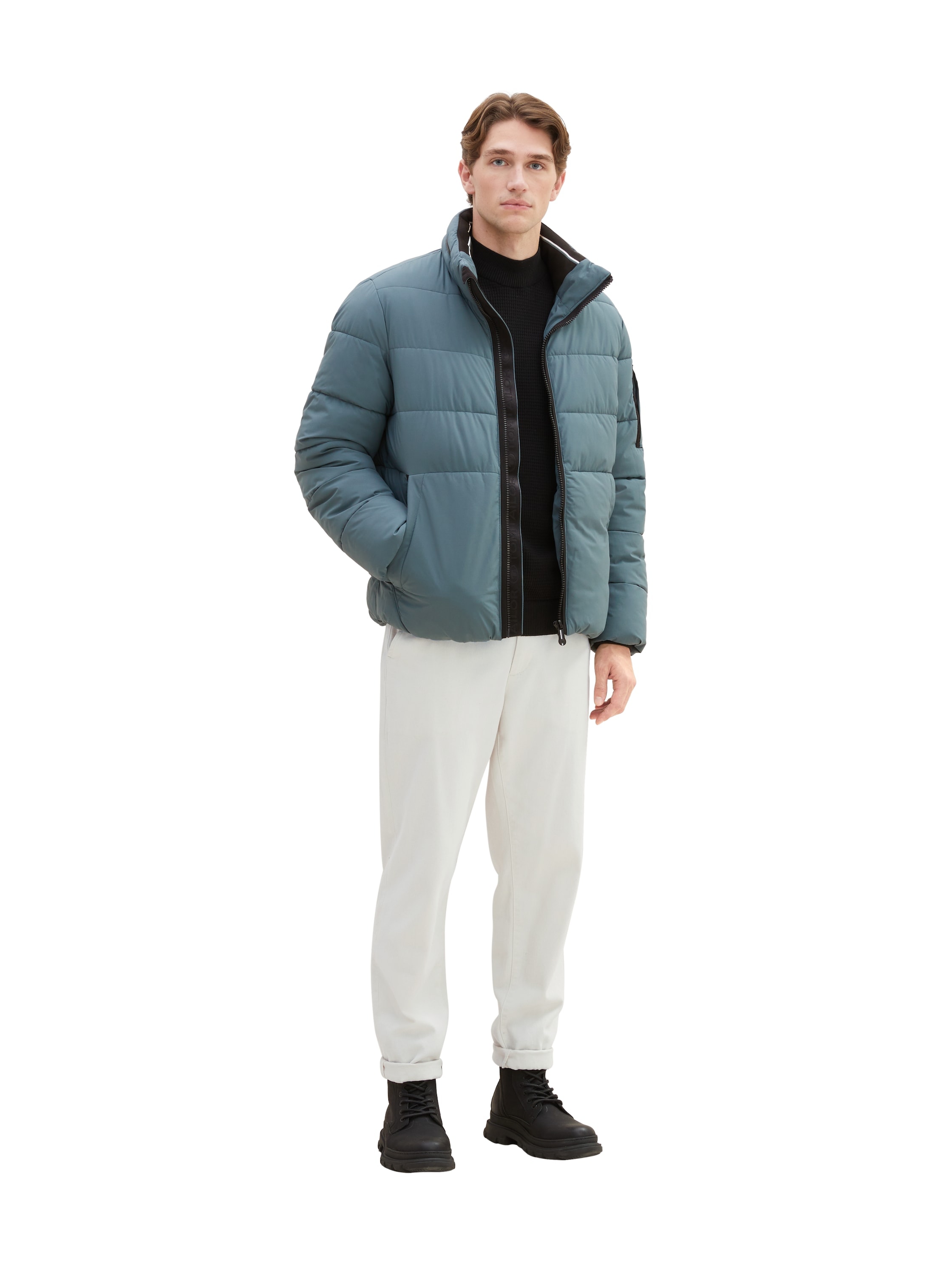 TOM TAILOR Steppjacke, mit Kapuze, mit Kapuze im Kragen