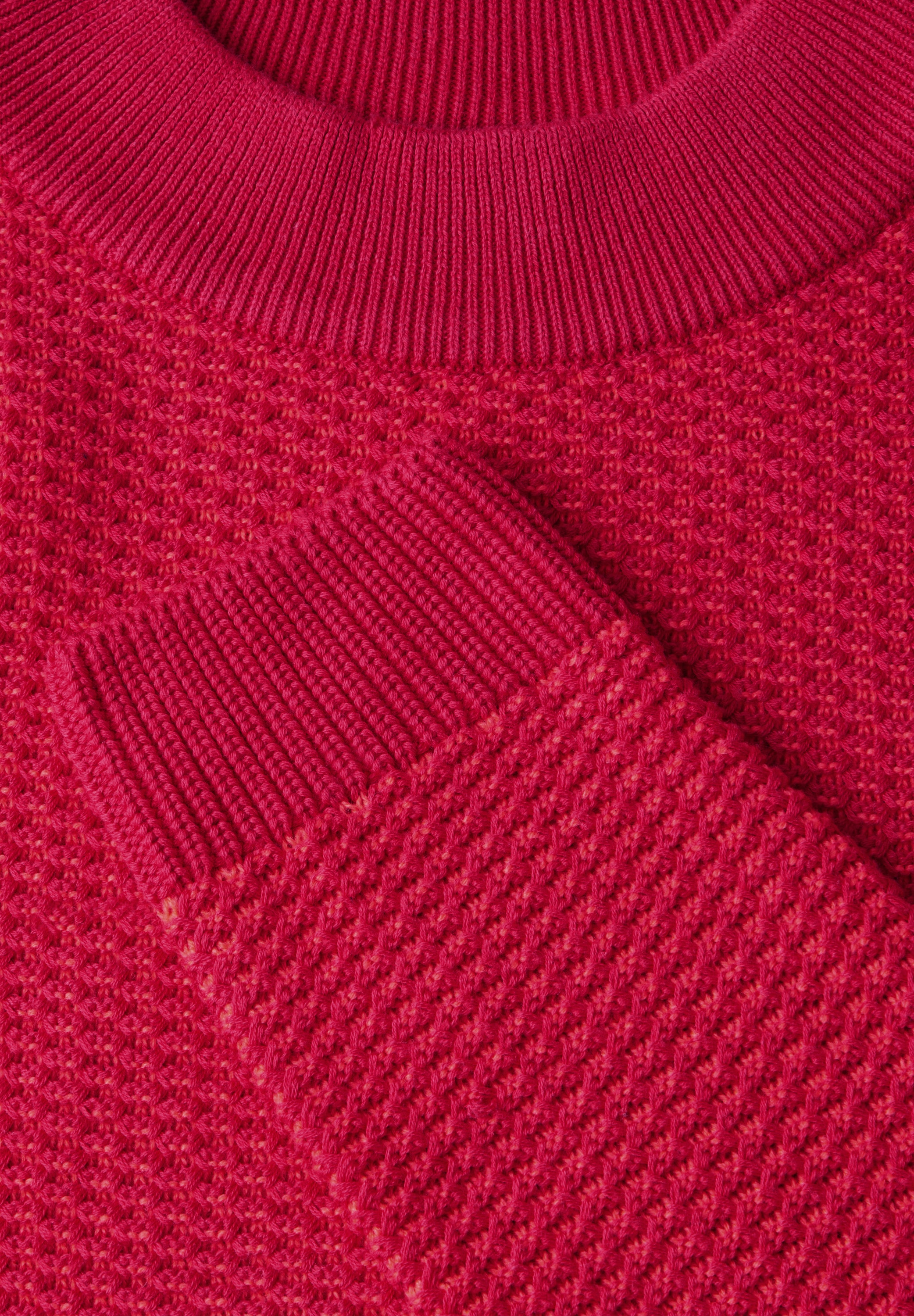 Cecil Stehkragenpullover, mit Struktur