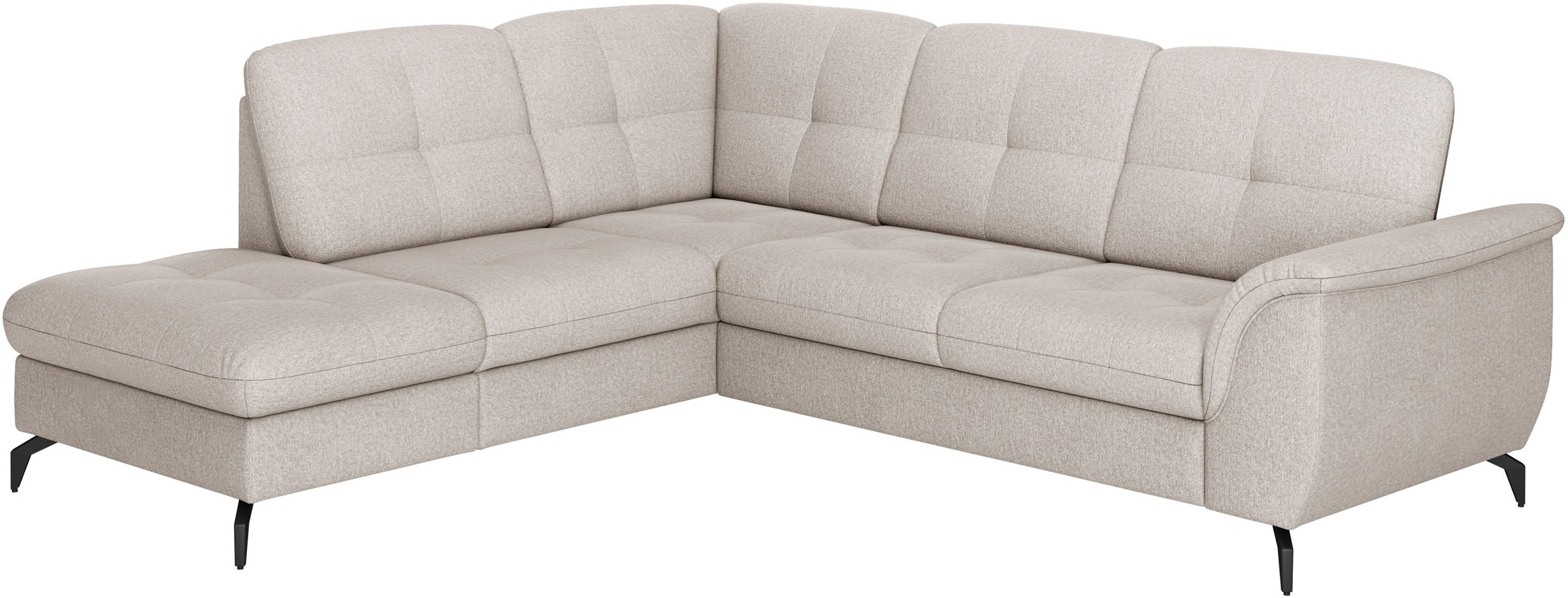 sit&more Ecksofa »Zora L-Form«, wahlweise mit Bettfunktion und Bettkasten