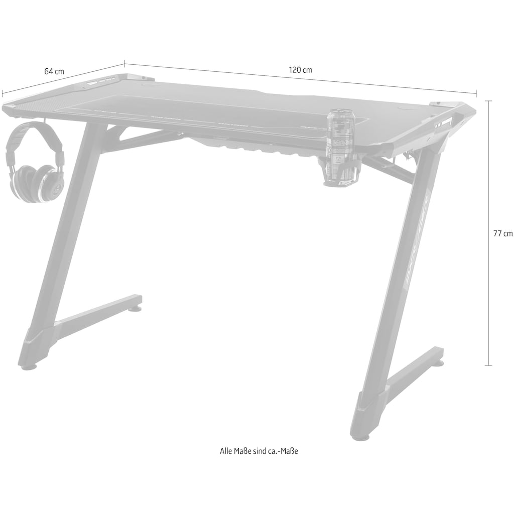 MCA furniture Gamingtisch »Gaming Tisch«