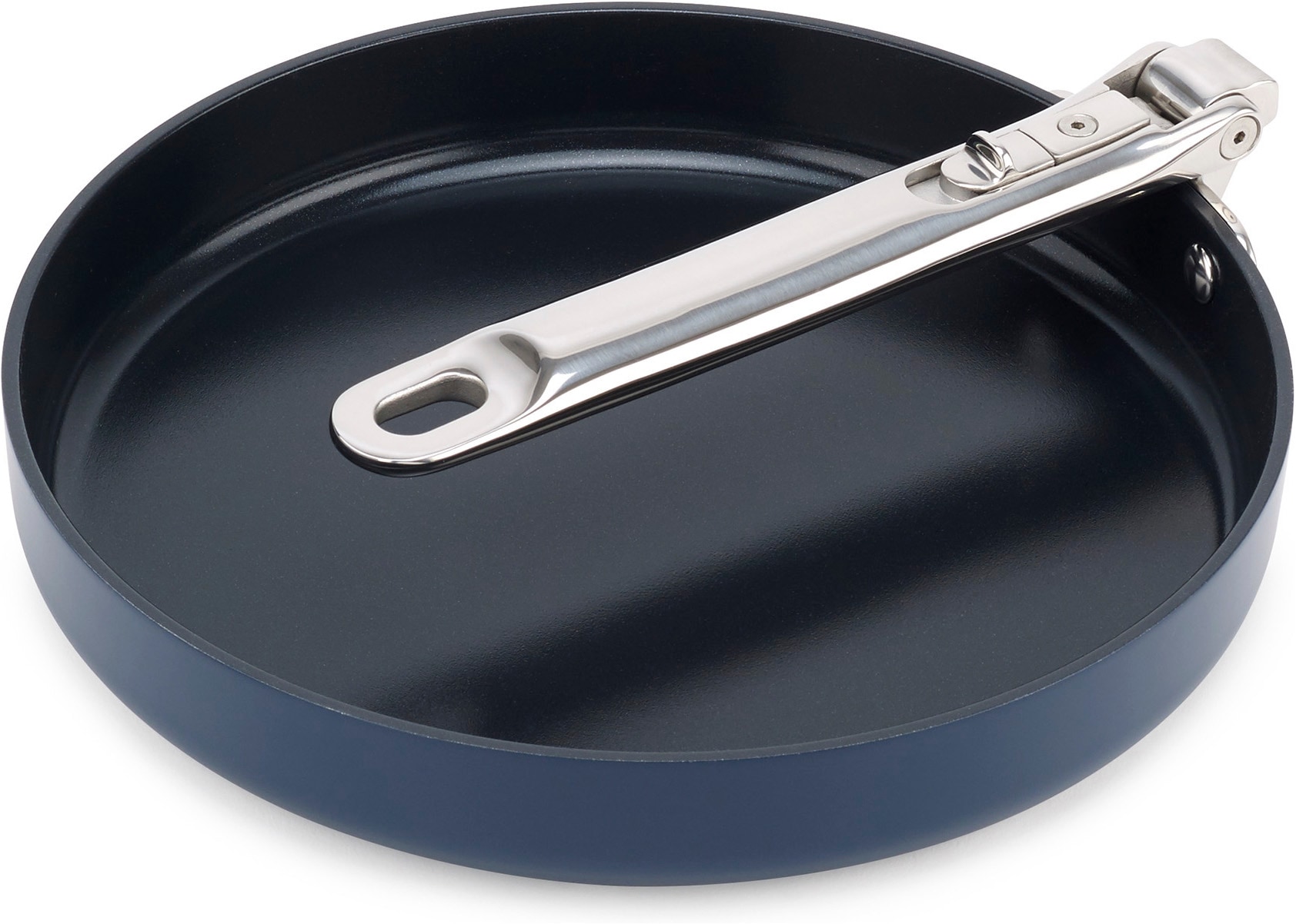 Joseph Joseph Bratpfanne »Space 24 cm antihaftbeschichtete Pfanne« Aluminium 1 tlg. abklappbare Griffe für maximalen Stauraum
