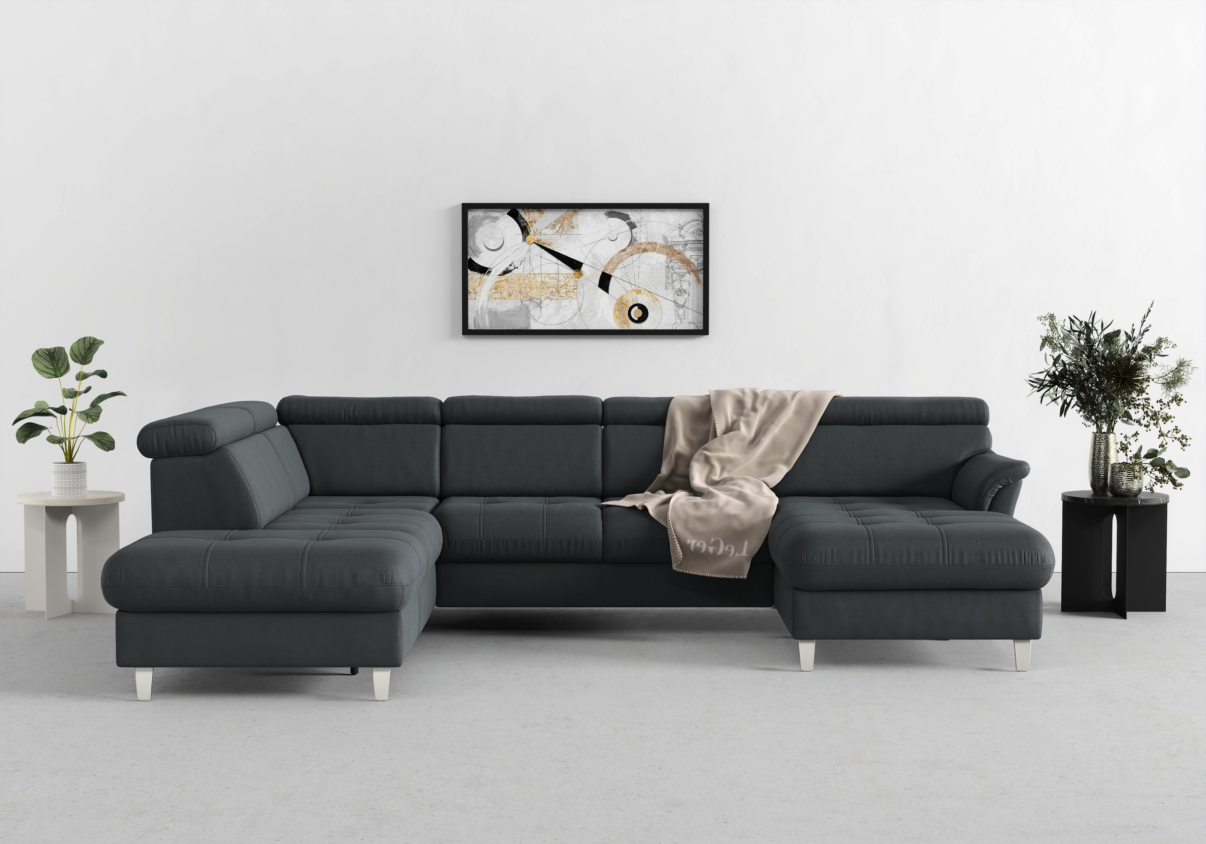 sit&more Wohnlandschaft »Marano U-Form« inklusive Kopfteilverstellung, wahl günstig online kaufen