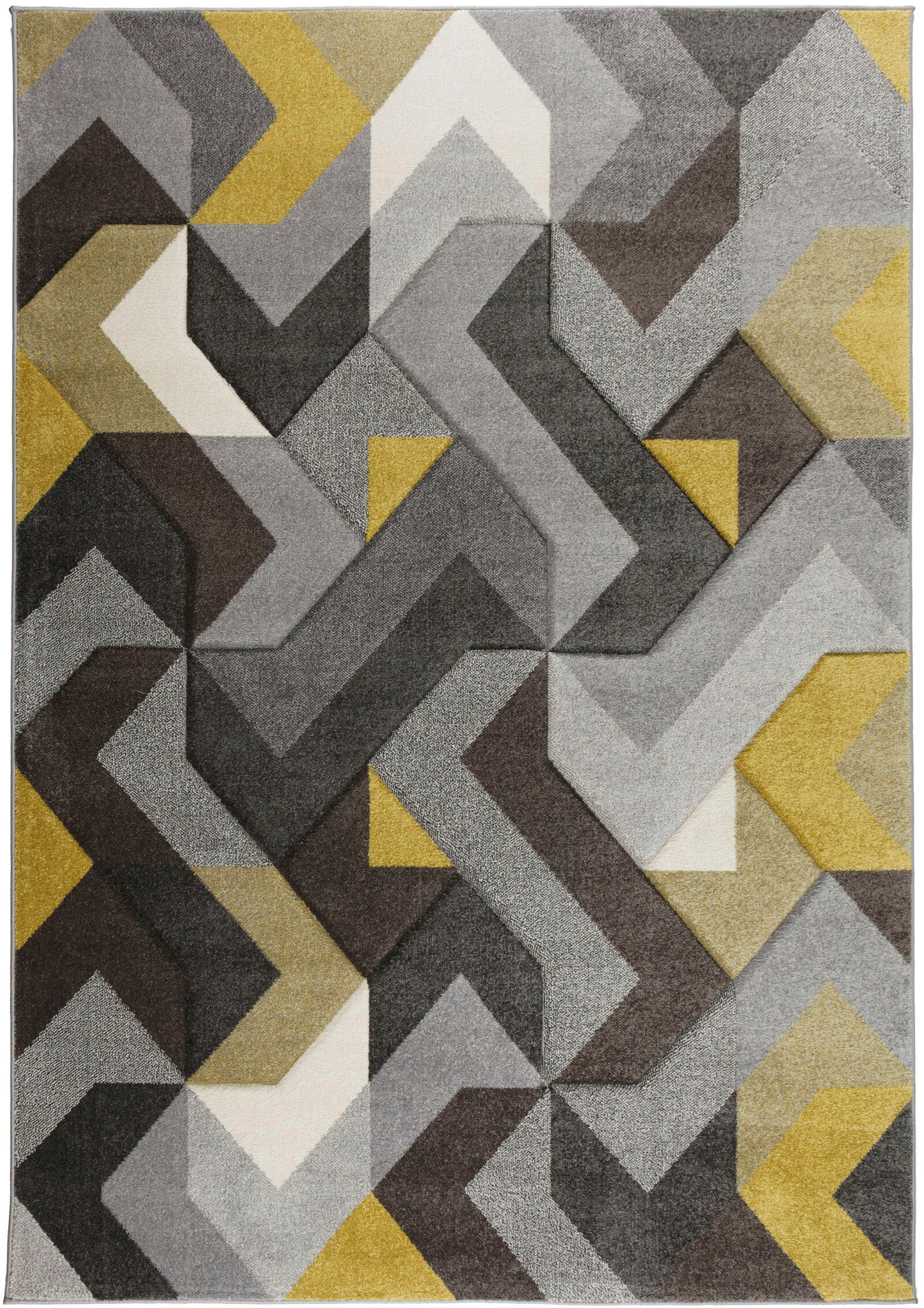 FLAIR RUGS Teppich »AURORA«, rechteckig, 11 mm Höhe, Handgeschnitzt