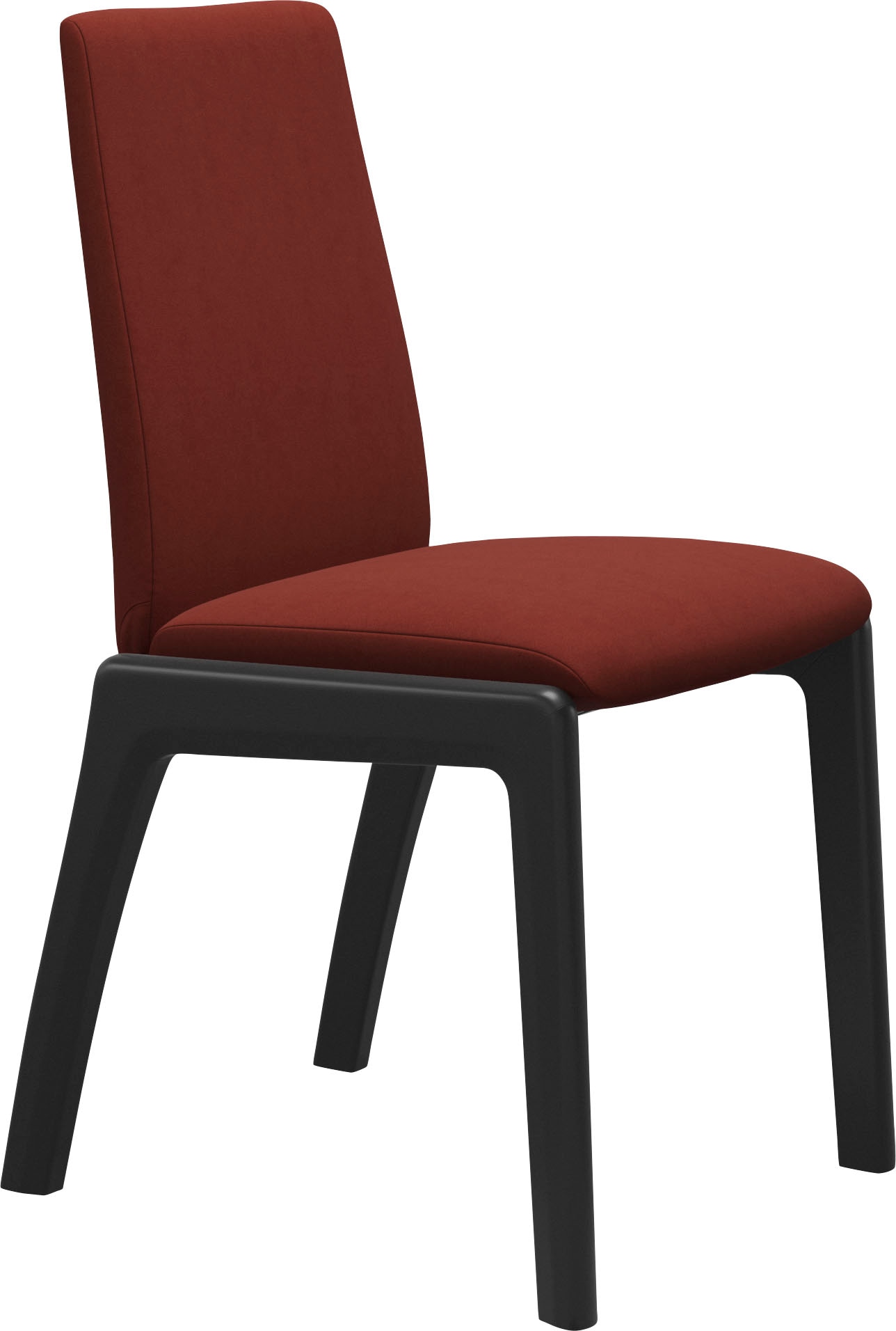 Stressless® Polsterstuhl »Laurel«, Microfaser DINAMICA, Low Back, Größe M, mit abgerundeten Beinen in Schwarz