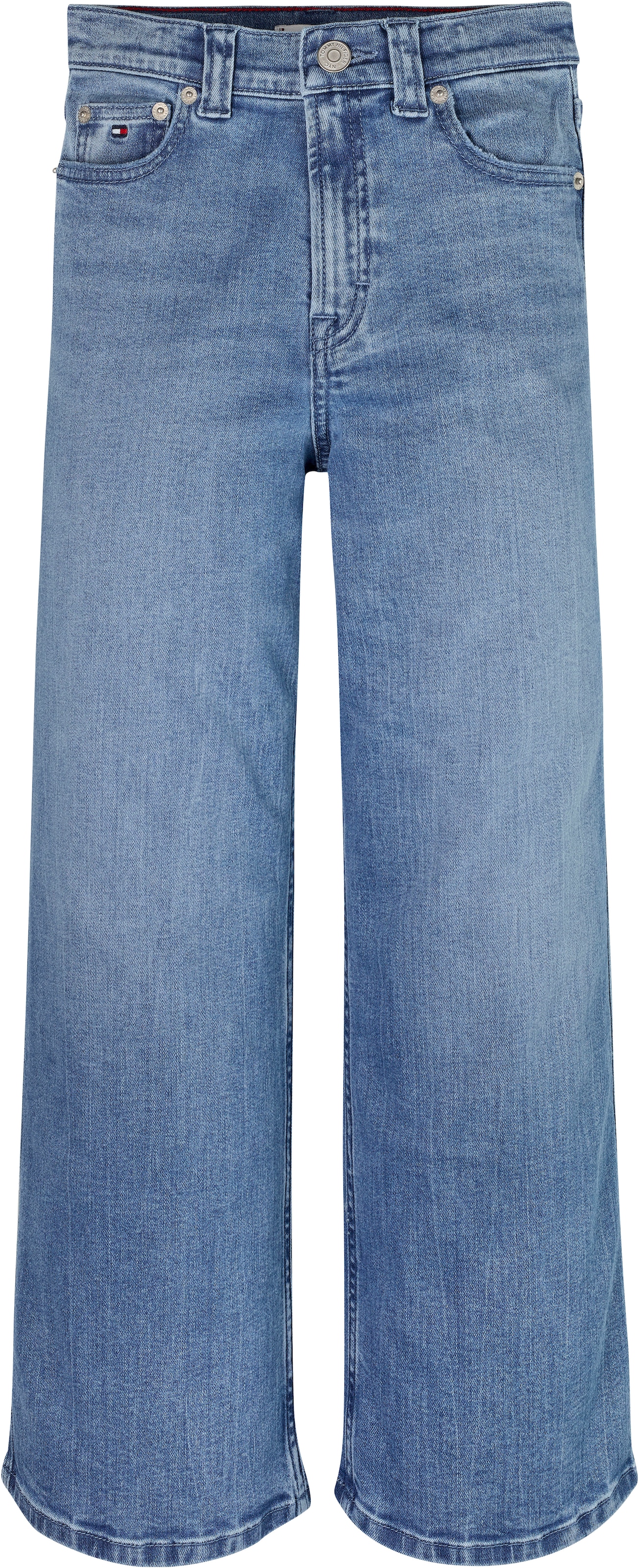 Tommy Hilfiger Straight-Jeans »MABEL VINTAGE STRAIGHT DENIM«, Kinder bis 16 Jahre mit Logostickerei