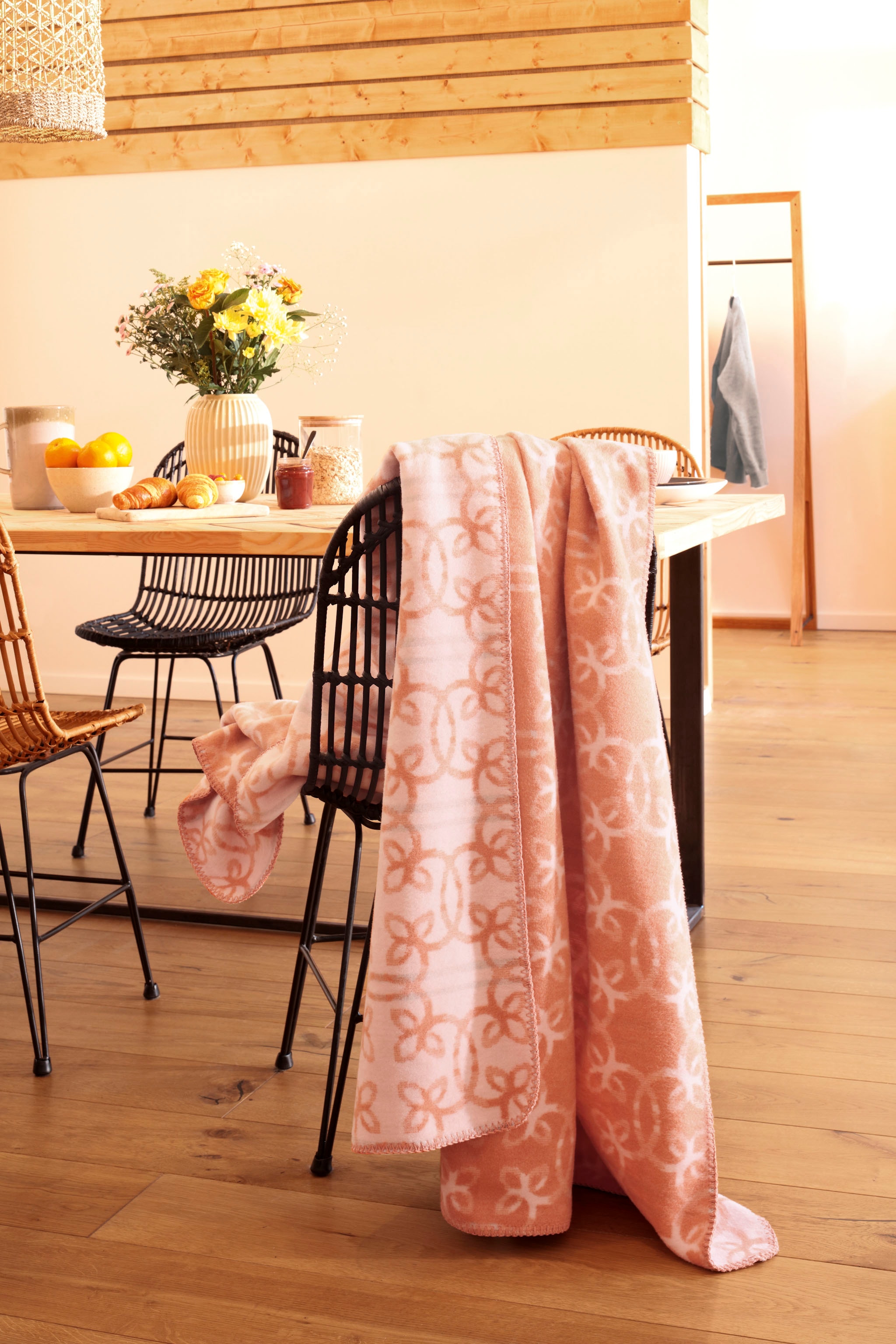 Biederlack Wohndecke »Sienna«, mit Ornament-Design, Kuscheldecke