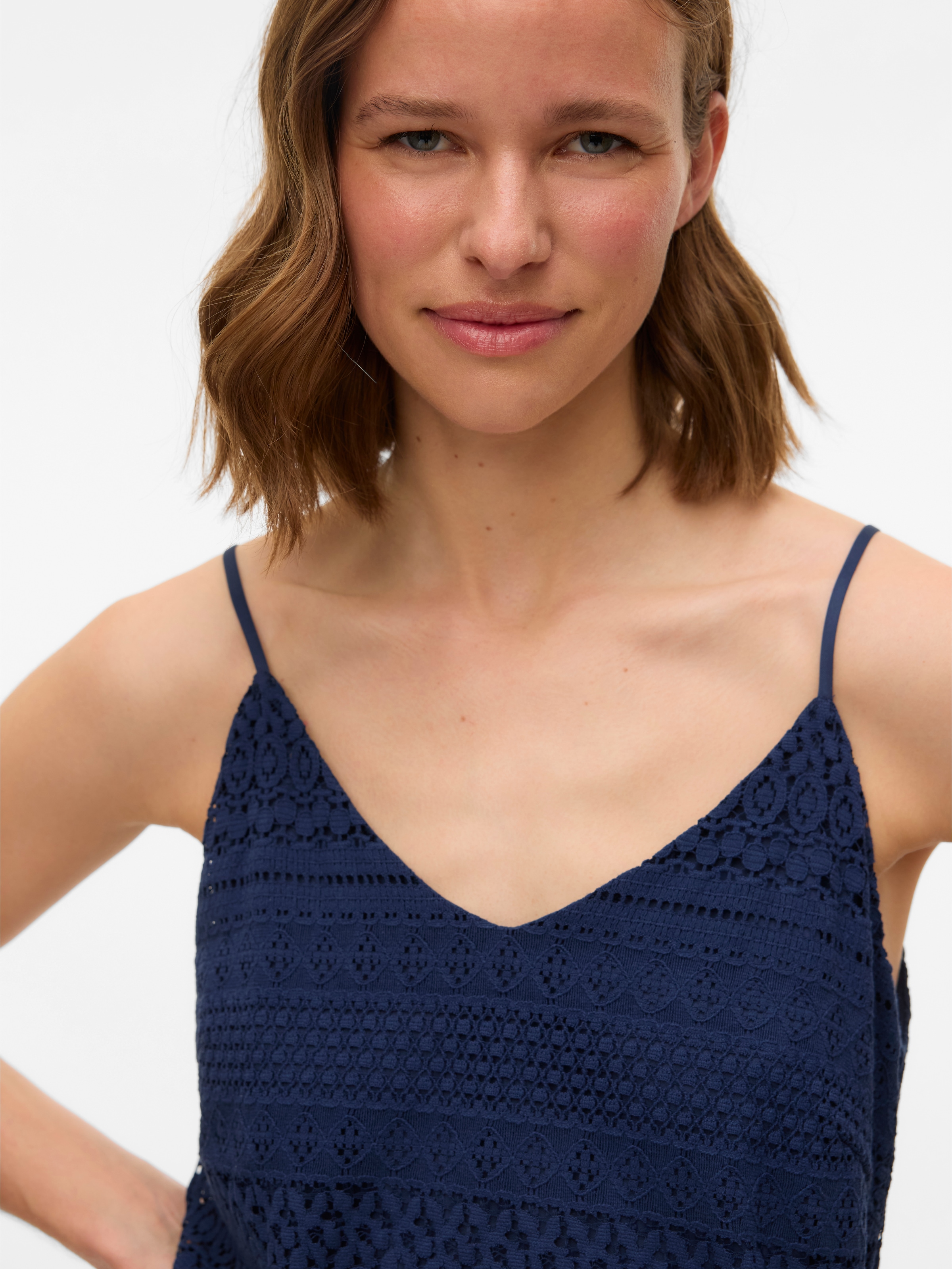 Vero Moda Spaghettitop »VMHONEY LACE SINGLET WVN«