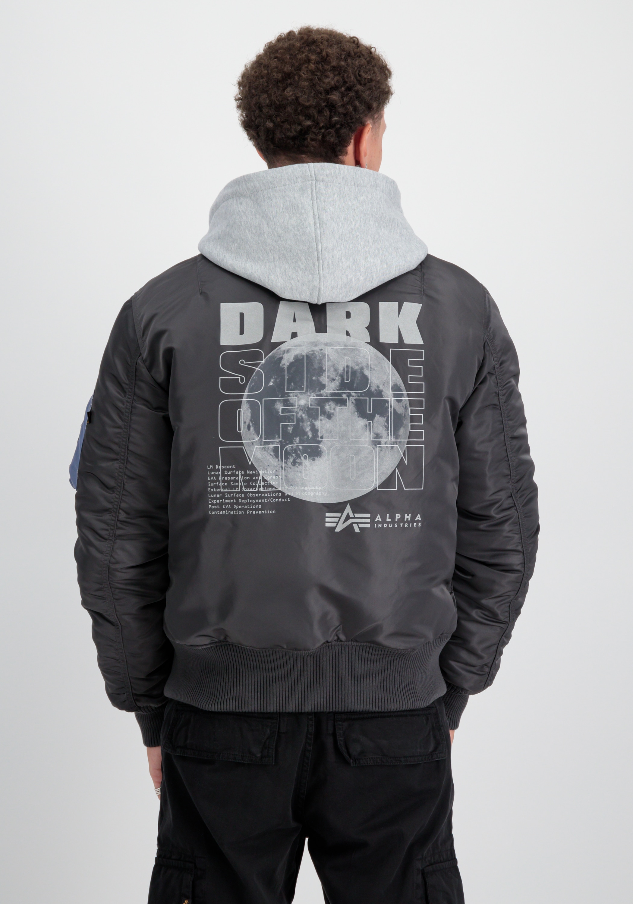Alpha Industries Bomberjacke »Alpha Industries Men - Bomber Jackets MA-1 VF Hood Dark Side«