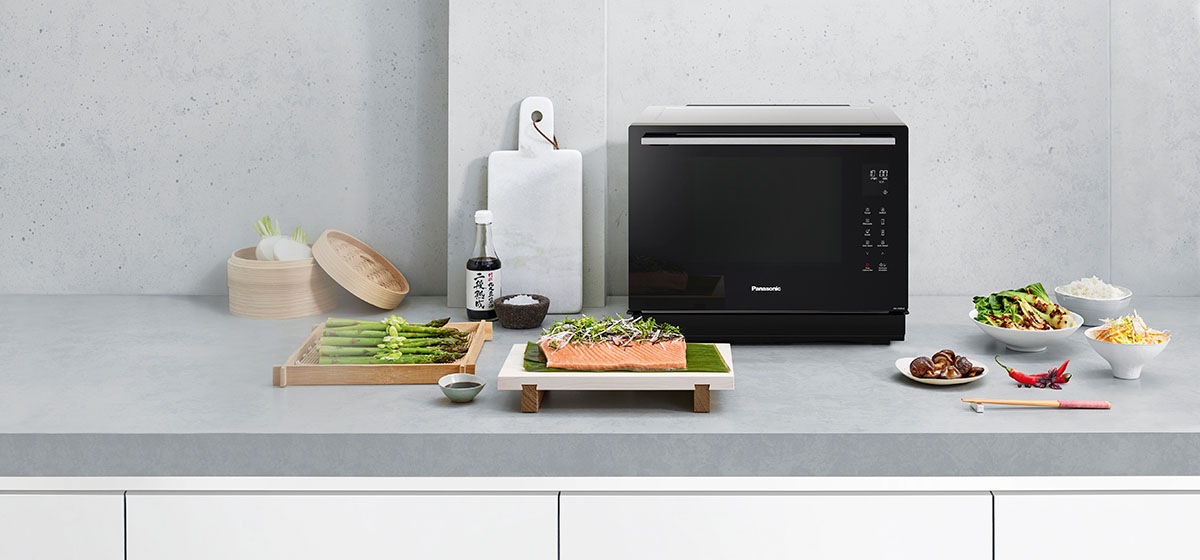 und Panasonic Mikrowelle 1000 Mikrowelle-Dampfgarfunktion-Grill bestellen »NN-CS89LBGPG«, online W Heißluft,