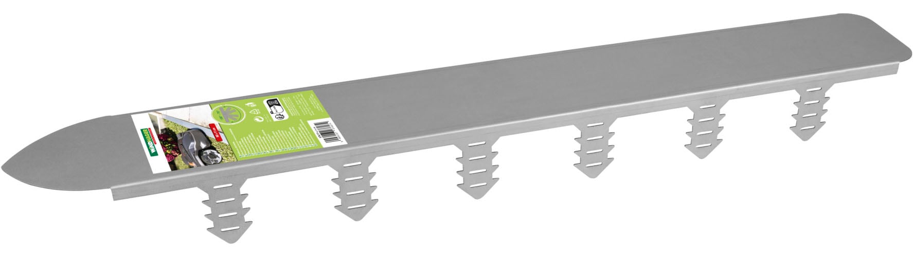 Windhager Rasenkante »Easymow, Mähkante für Mähroboter« einfache Abgrenzung von Rasen und Beet, 80 x 11 x 7 cm