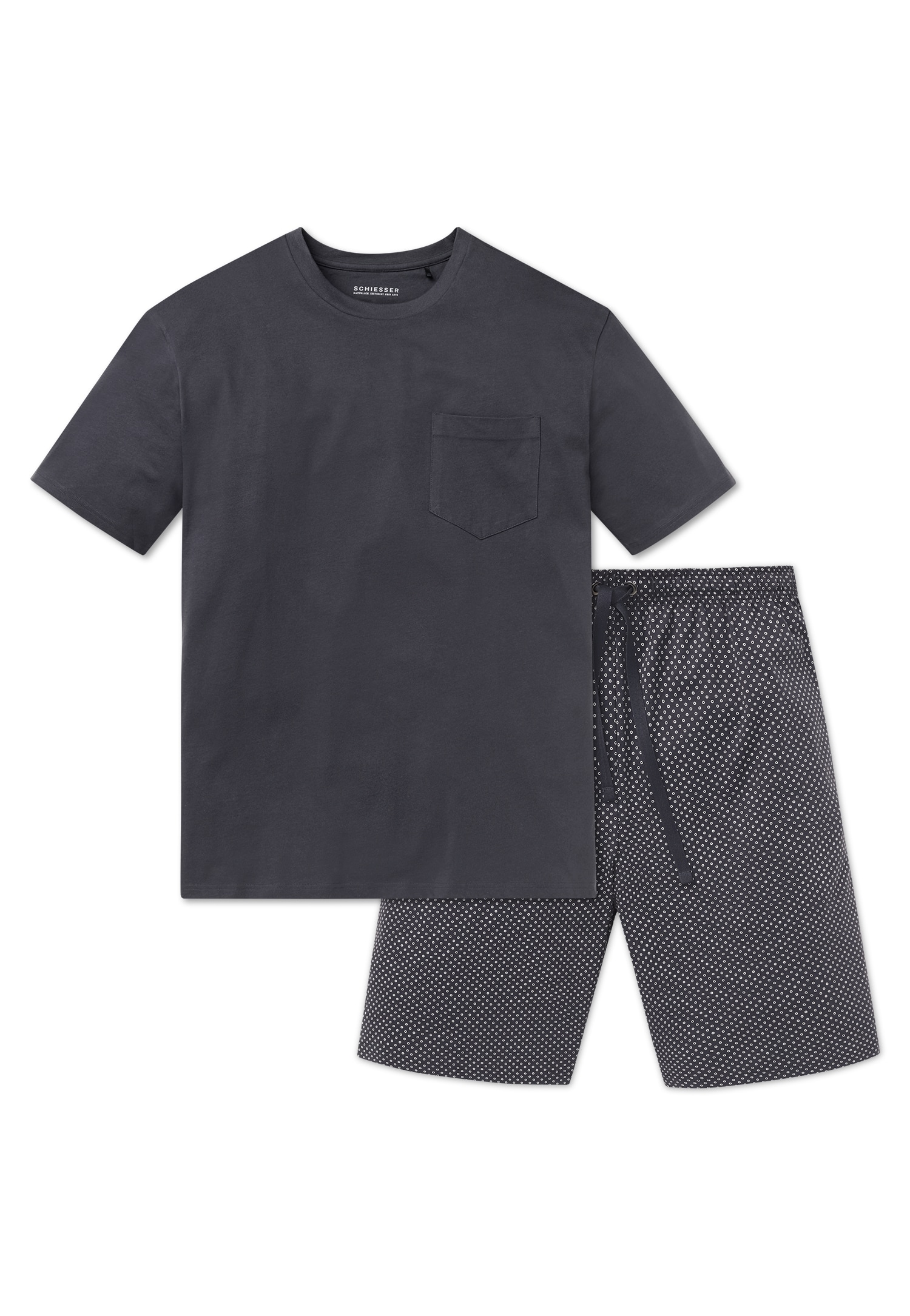 Schiesser Shorty »selected! premium inspiration« 2 tlg. mit rundem Halsausschnitt