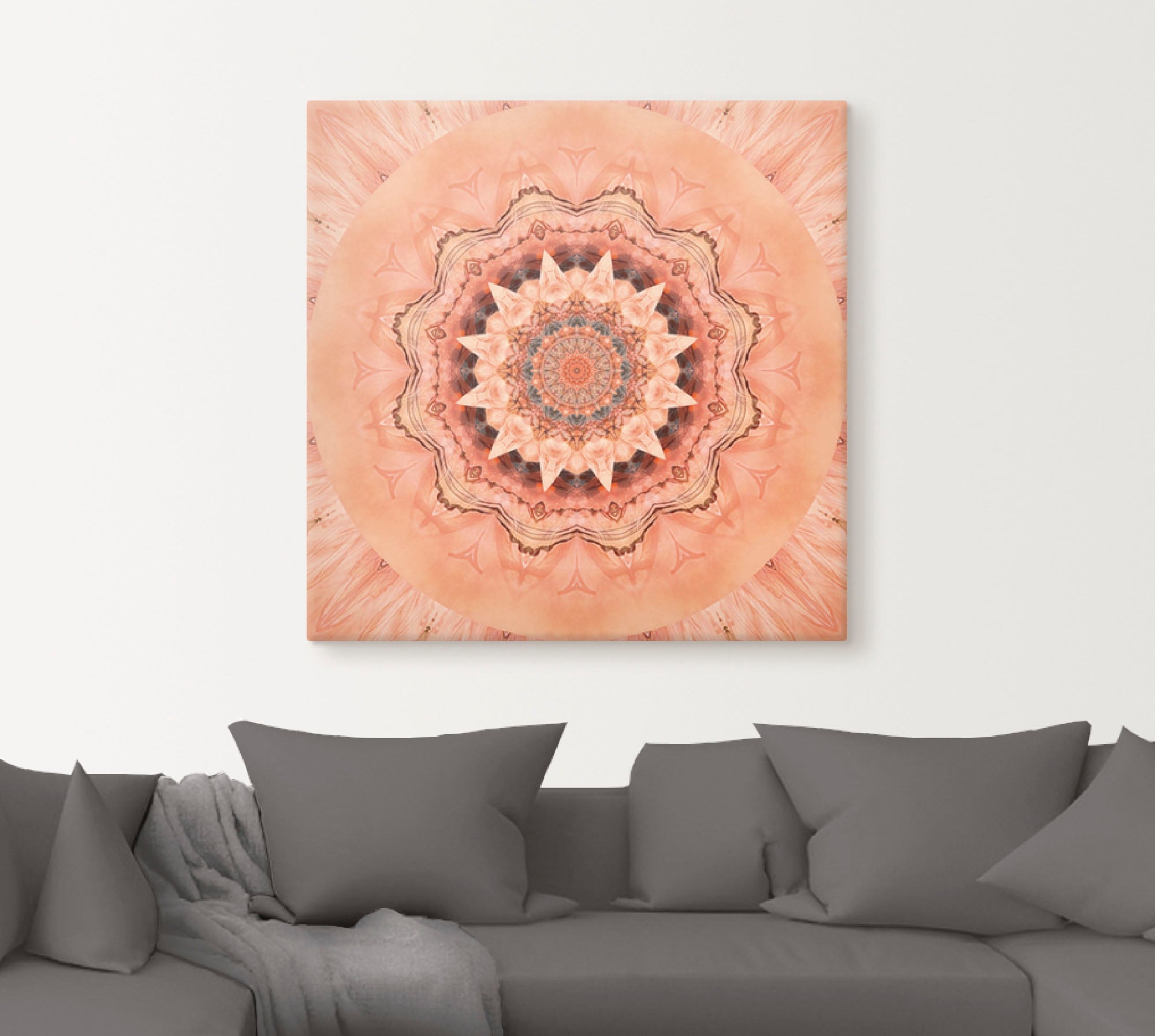 Artland Wandbild "Mandala Barmherzigkeit", Muster, (1 St.), als Leinwandbil günstig online kaufen