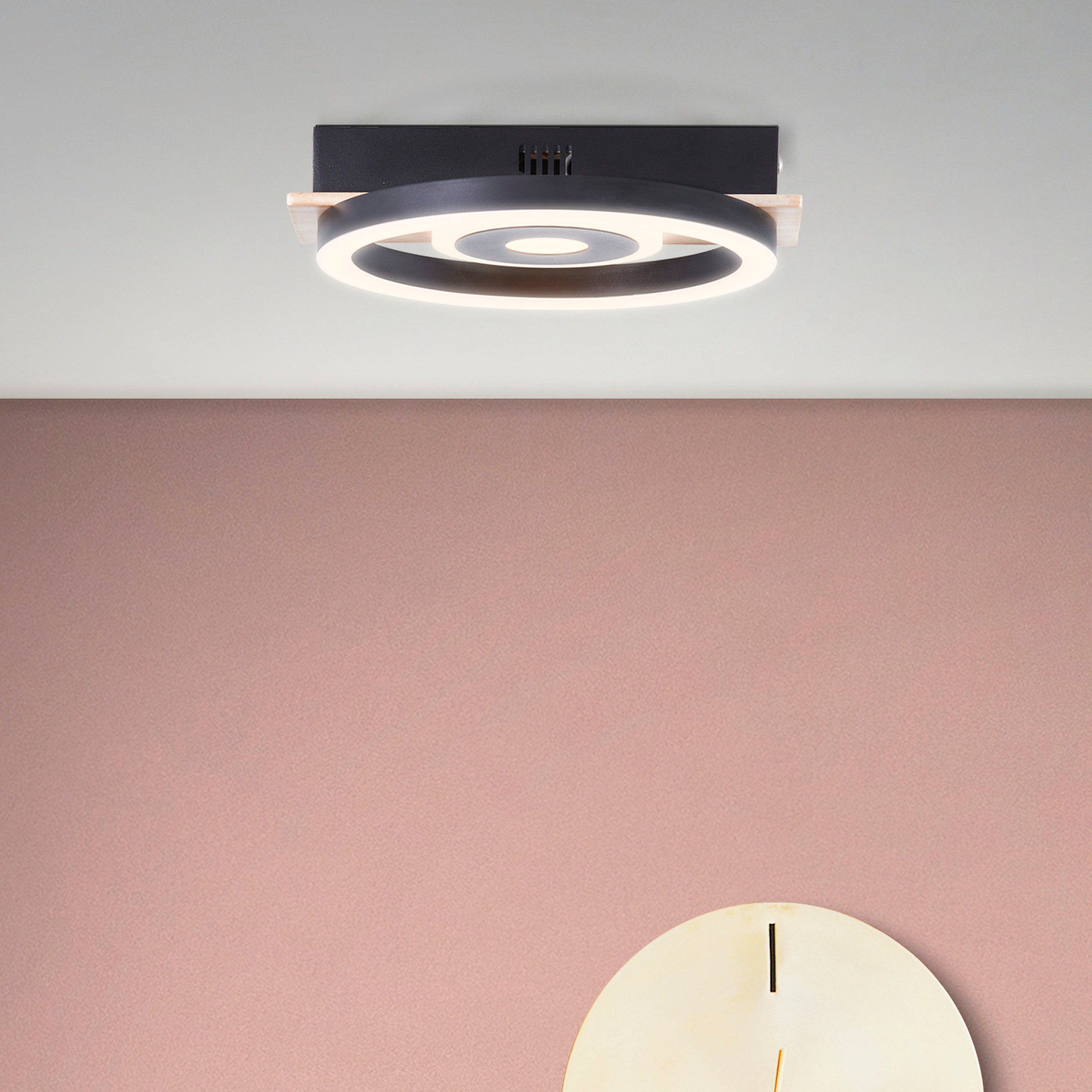 my home LED Deckenleuchte »Lysann Deckenlampe«, Leuchtmittel LED-Board   LE günstig online kaufen