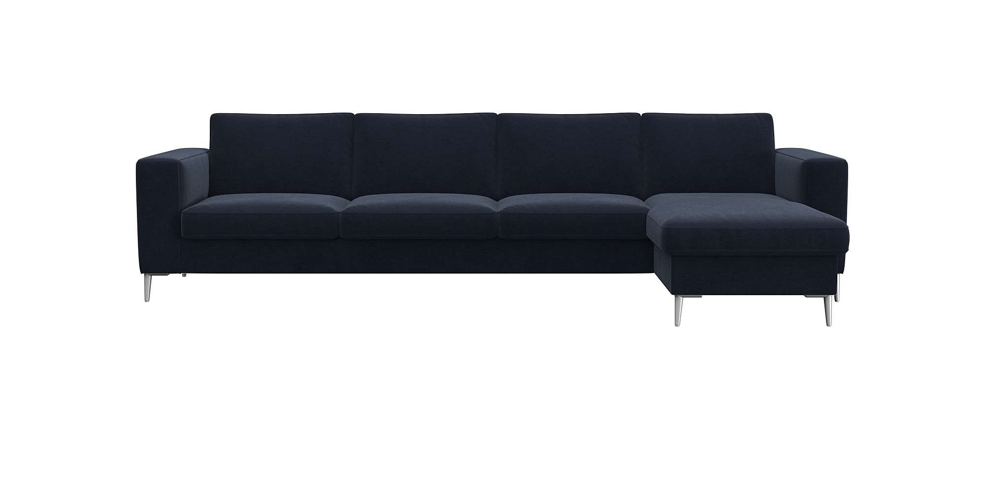 FLEXLUX Ecksofa "Fiore, super Sitzkomfort durch Kaltschaum im Sitz, L-Form" günstig online kaufen