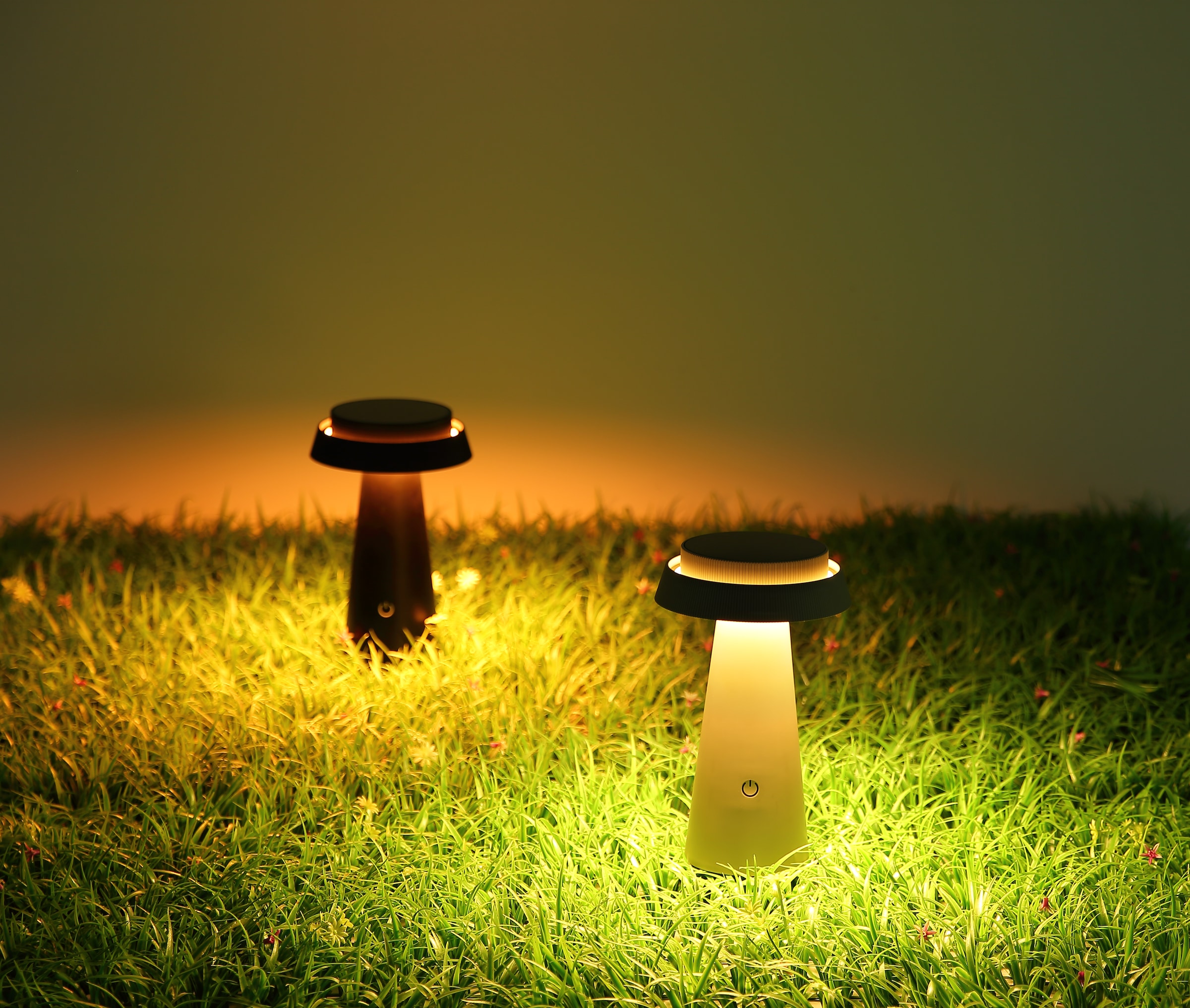 my home LED Solarleuchte »Taja«, 1 flammig, Leuchtmittel LED-Modul | LED fest integriert, stufenloser Touchdimmer, Farben fixierbar