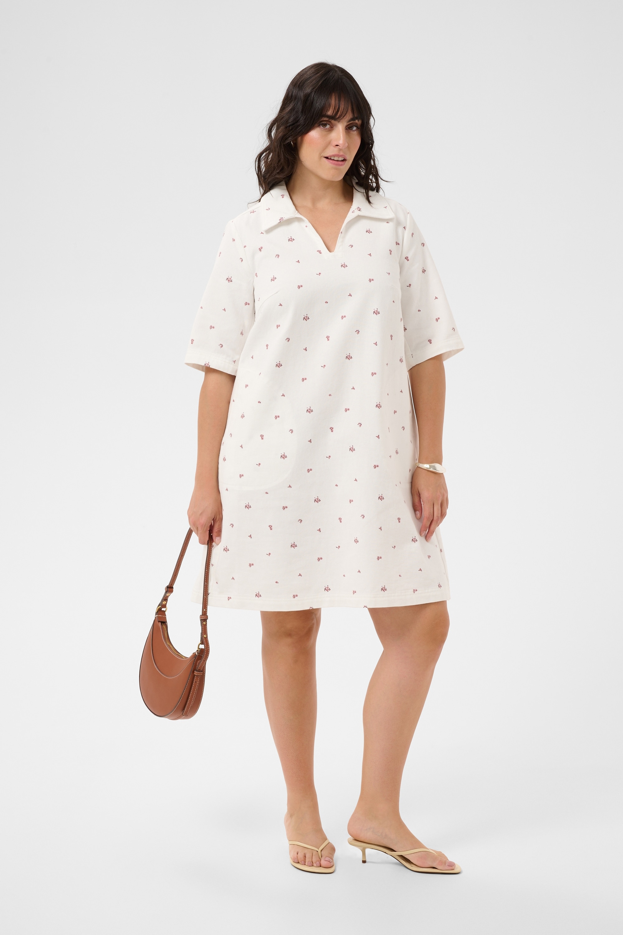 KAFFE Curve Jeanskleid »Damen Denimkleid KCflorina«