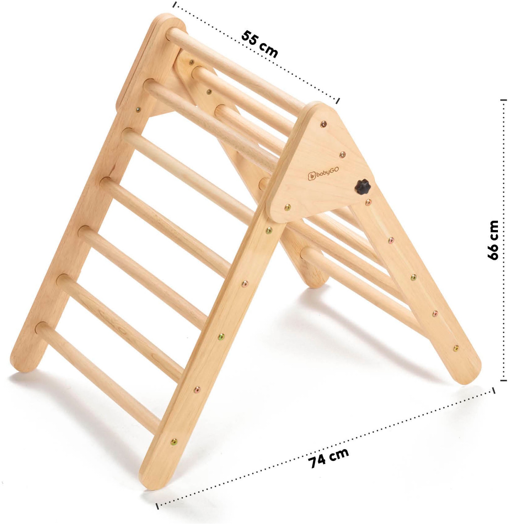 BabyGo Klettergerüst »Woodland 2 Kletterdreieck«, aus Holz