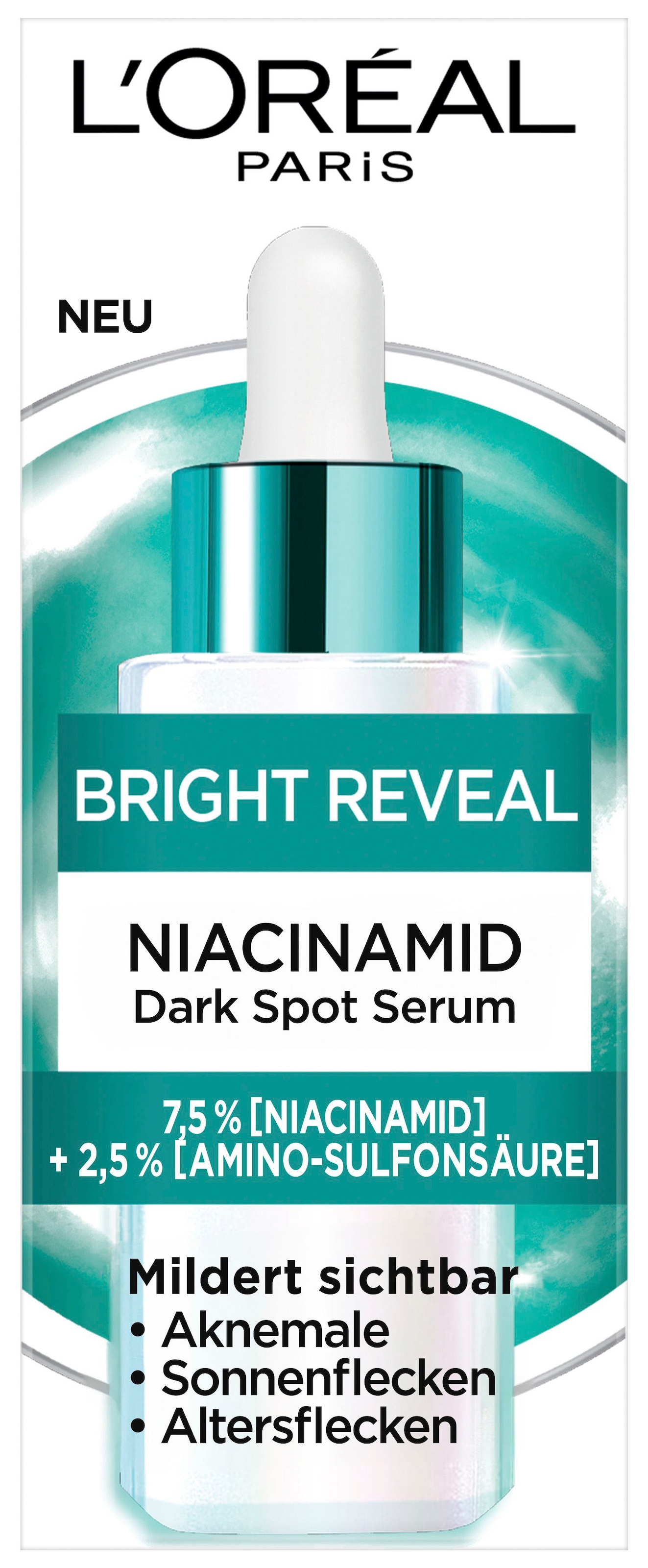 L'ORÉAL PARIS Gesichtsserum »Bright Reveal Dark Spot Niaci Serum«, mit Niacinamid