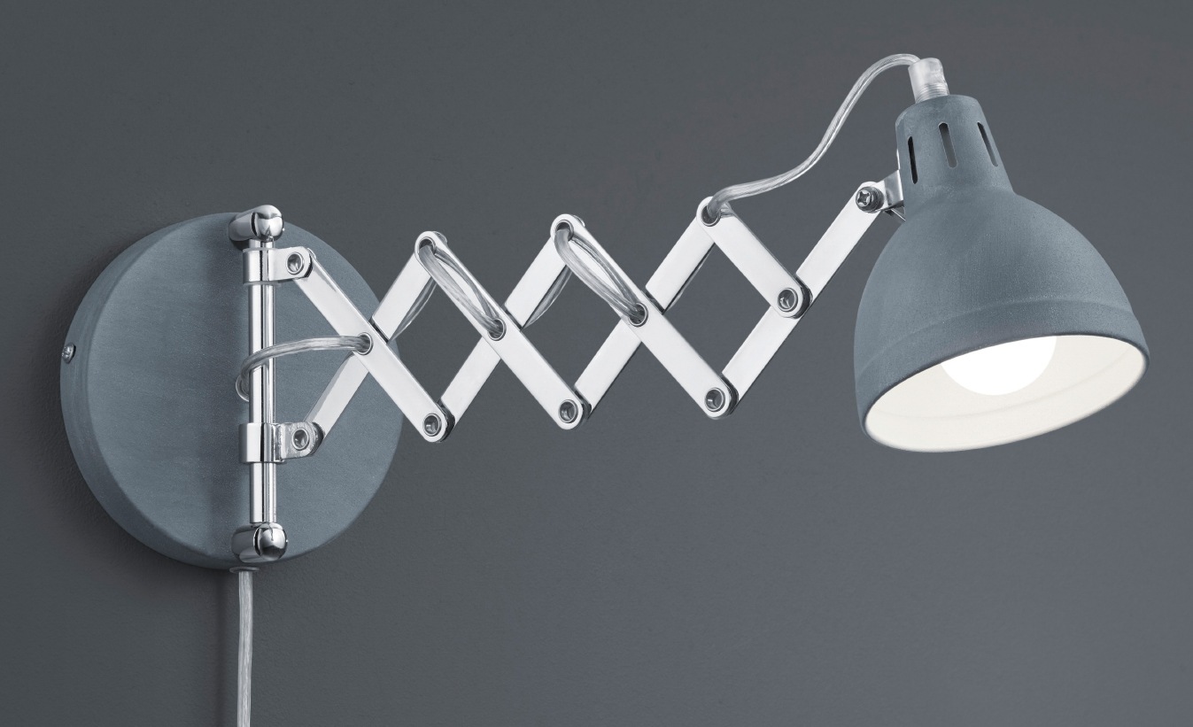 REALITY Leuchten Wandleuchte »SCISSOR«, 1 flammig, Leuchtmittel E14   ohne günstig online kaufen