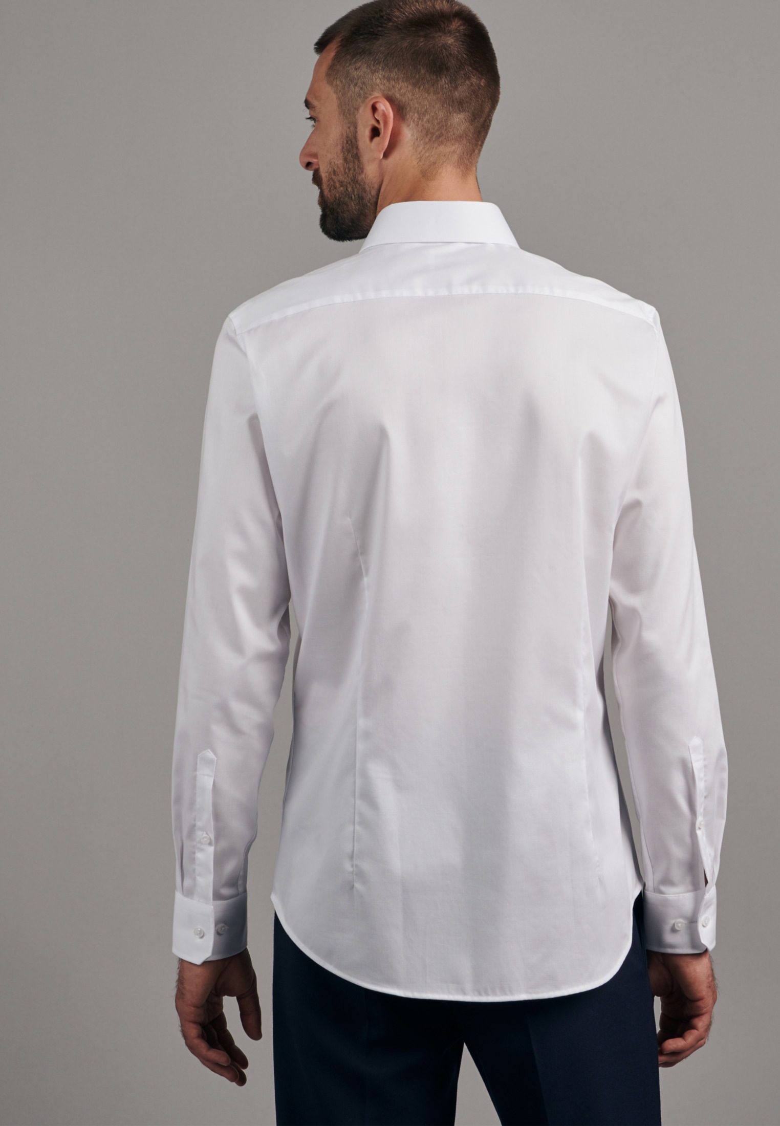 seidensticker Businesshemd »Slim«, Online-Shop im bestellen Uni Langarm Slim Kentkragen