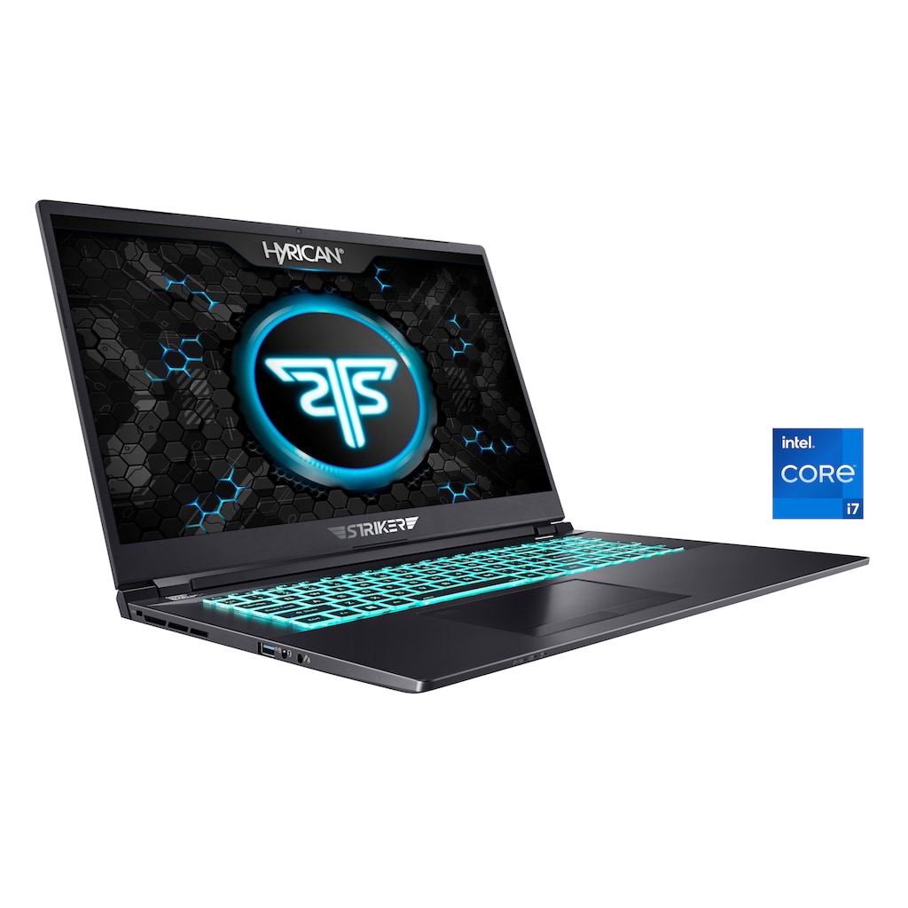 Hyrican Gaming-Notebook »Striker 1667«, 39,62 cm, / 15,6 Zoll, Intel, Core i7, GeForce RTX 3080, 1000 GB SSD