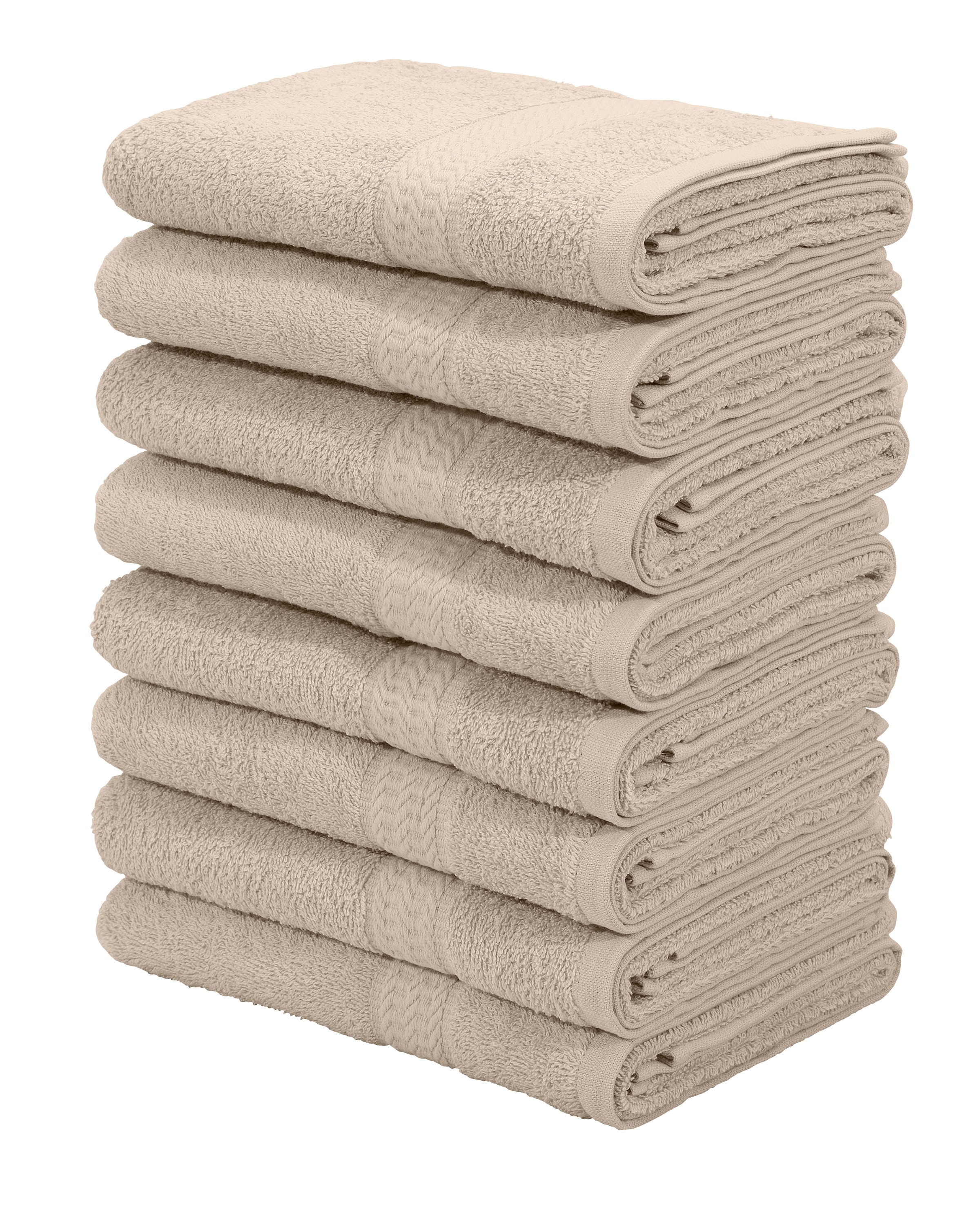 (8 im home 100% St.), bequem Handtuchset und my Struktur-Bordüre, Handtücher schnell Set bestellen Baumwolle und »Juna«, als Serie, mit