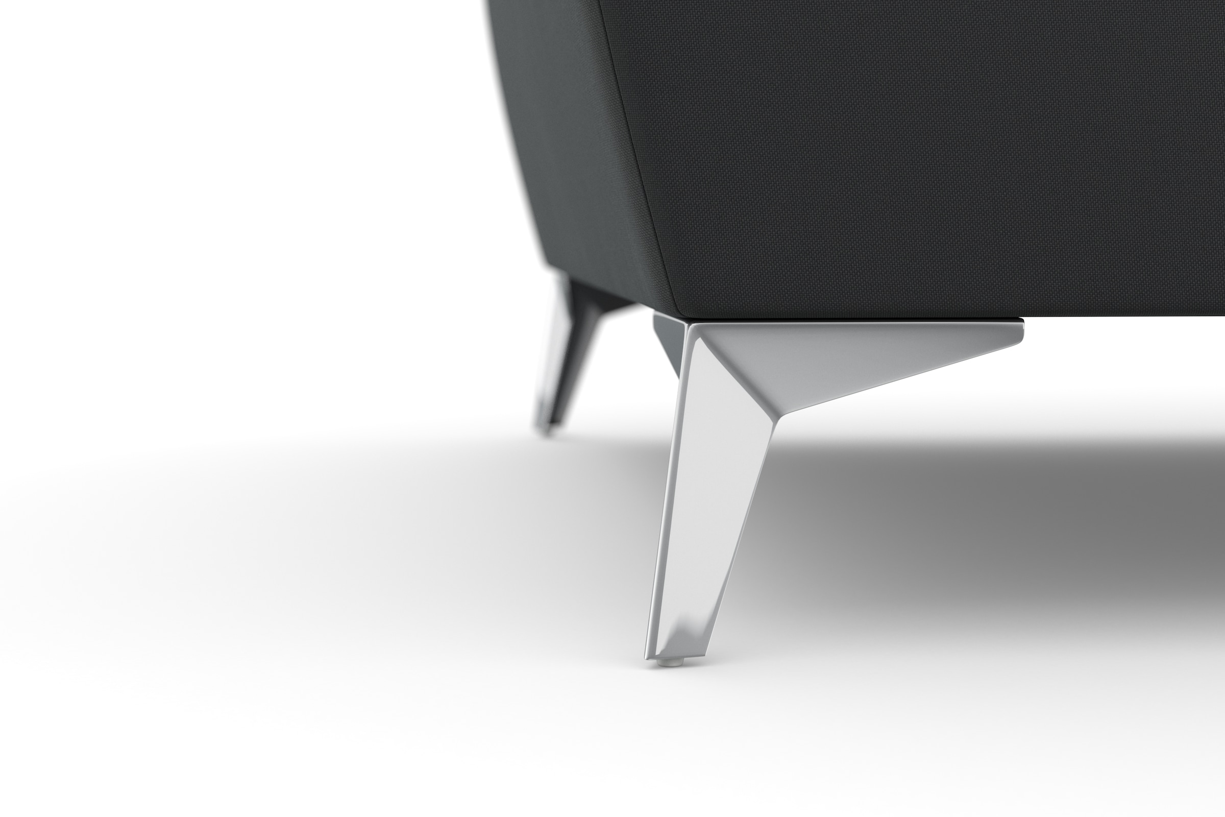 sit&more 2,5-Sitzer »Latigo« mit hochwertigen Metallfüßen