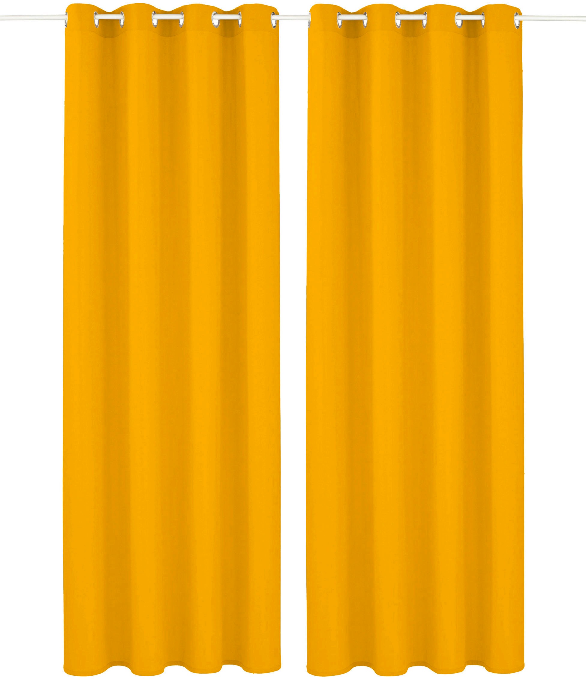 my home Vorhang »Raja« Ösen 2 Stk. tlg. 2er-Set, Bestseller, einfarbig, mod günstig online kaufen