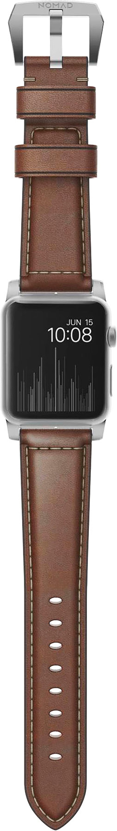 Nomad Smartwatch-Armband »Strap Trad. Lthr. Brown Connect. 42/44/45/49mm«