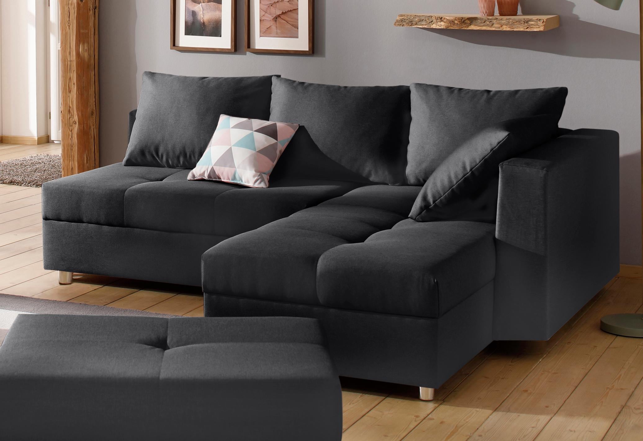 Home affaire Ecksofa »Italia«, mit Bettfunktion, mit Federkern online  kaufen