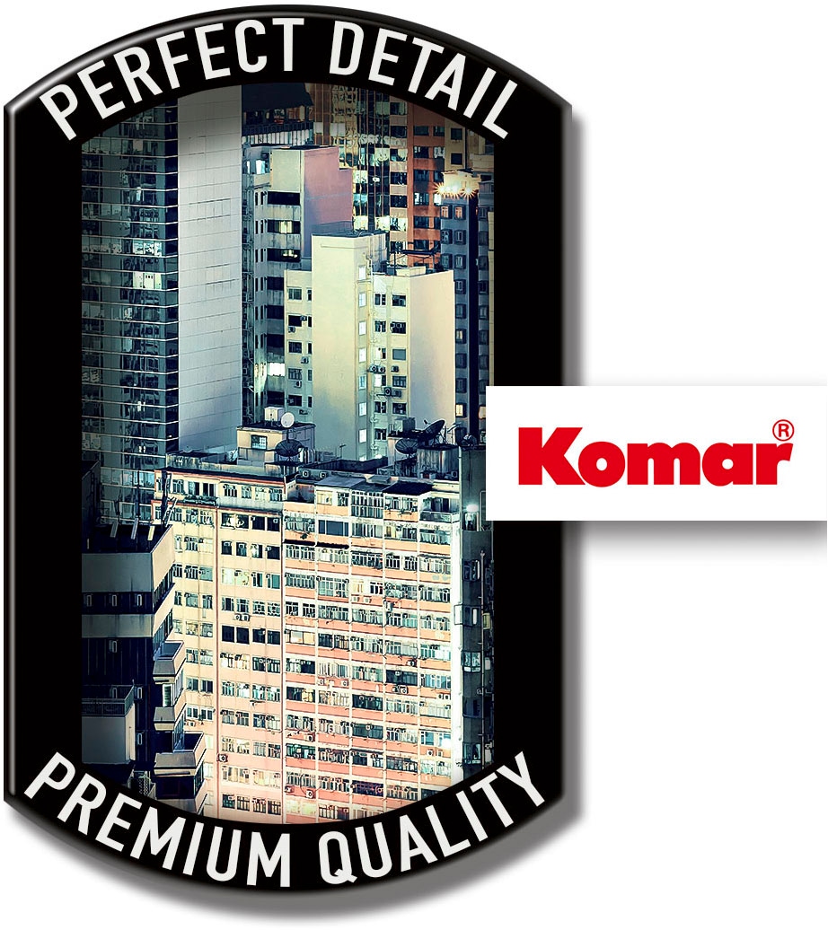 Komar Fototapete »Vlies Fototapete - Skyline - Größe 100 x 280 cm« Motiv | bedruckt glatt