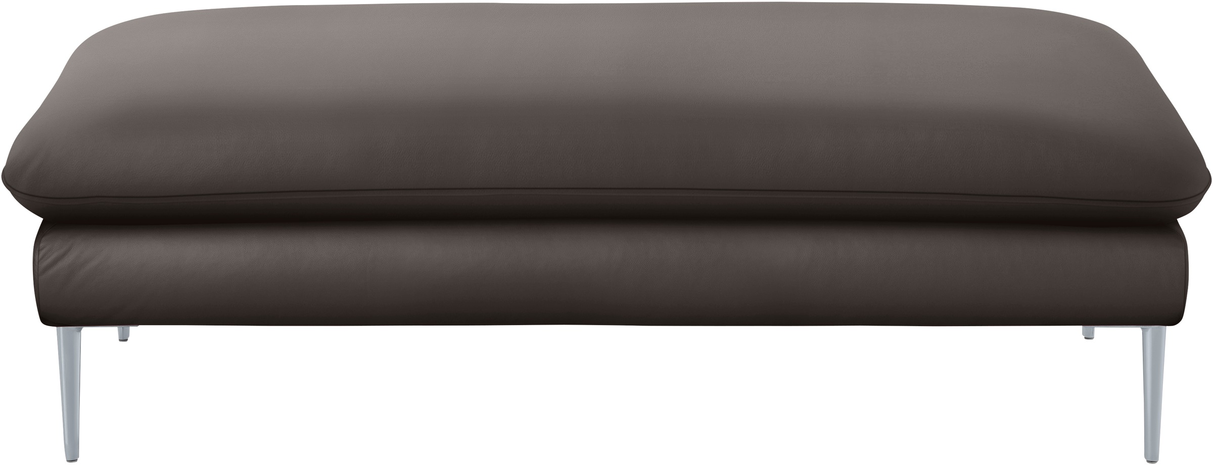 W.SCHILLIG Hocker »enjoy&MORE«, Füße silber matt, Breite 151 cm