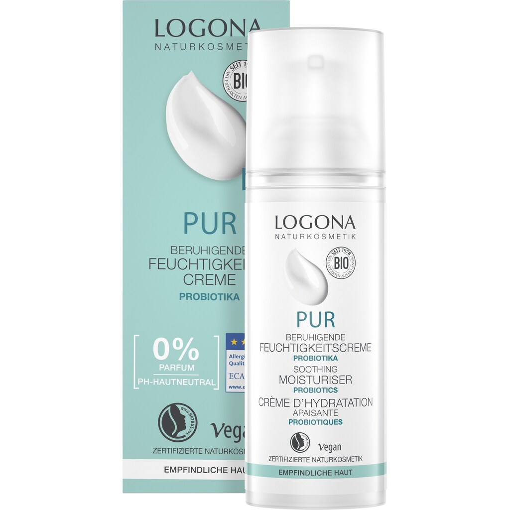 LOGONA Tagescreme »Logona Pur Beruhigende Feuchtigkeits-Creme«