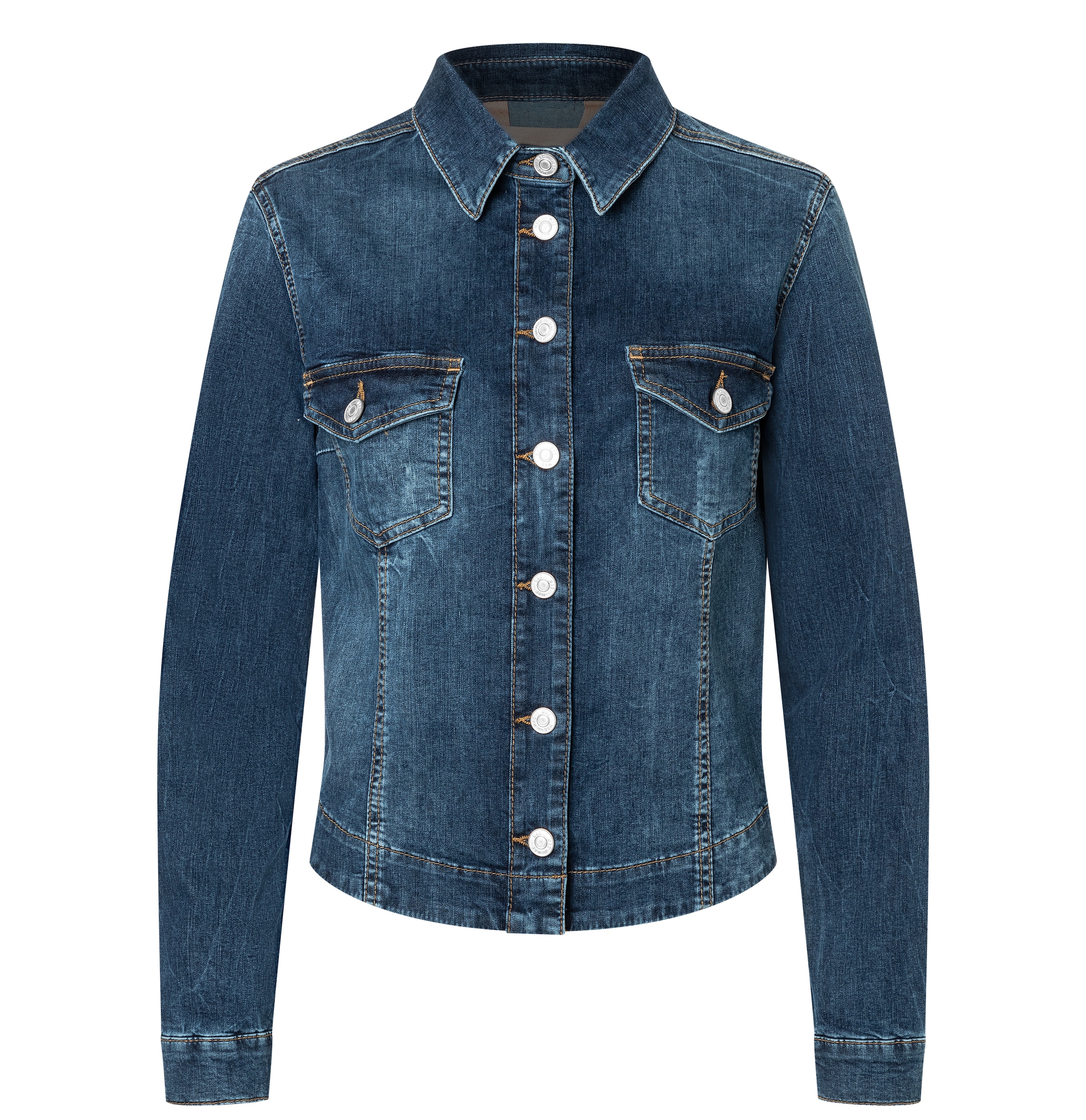 MAC Jeansjacke »RICH JACKET«, aus leichter, sommerlicher Denim-Qualität mit hohem Baumwoll-Anteil